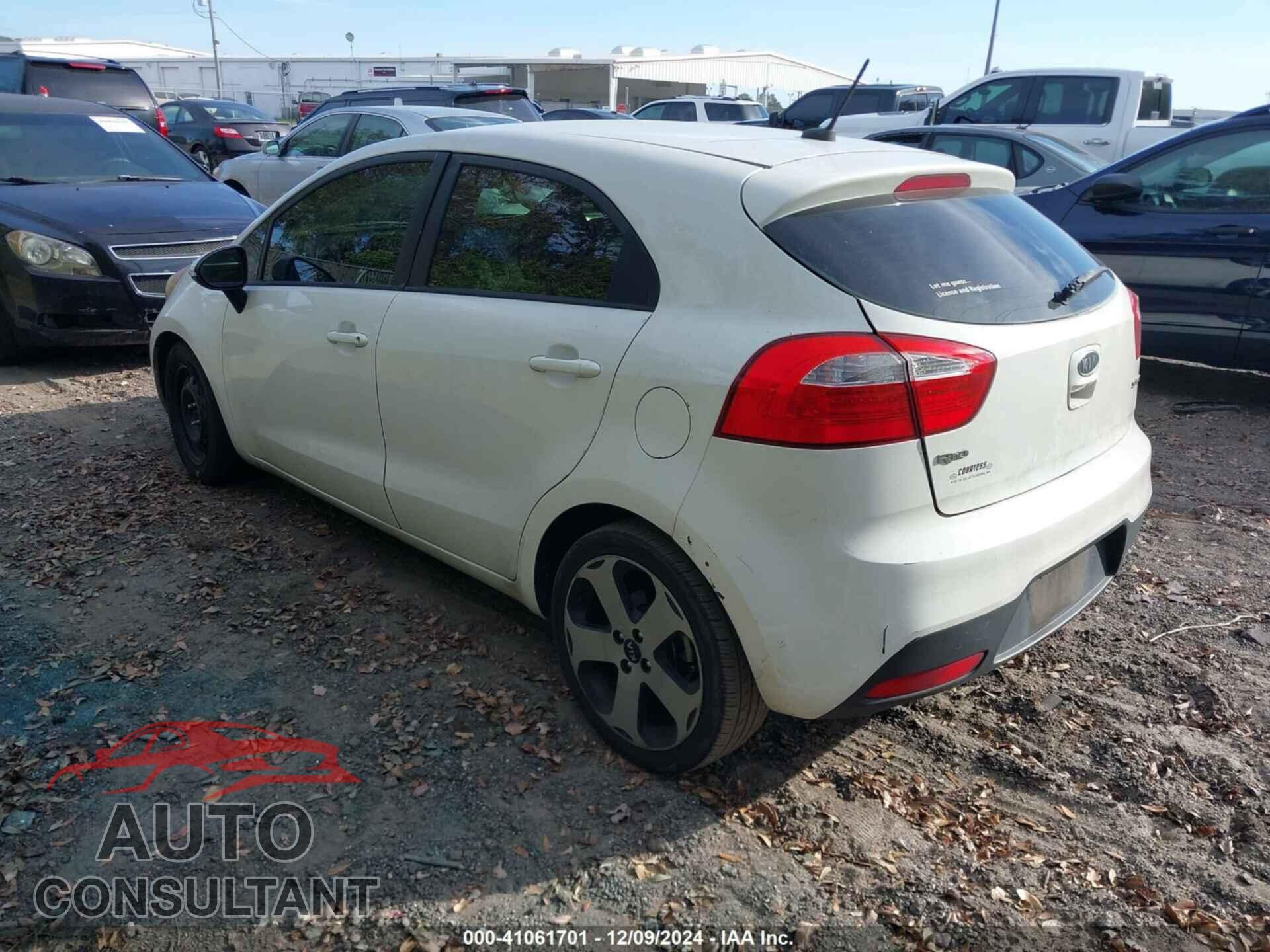 KIA RIO5 2012 - KNADN5A3XC6082102