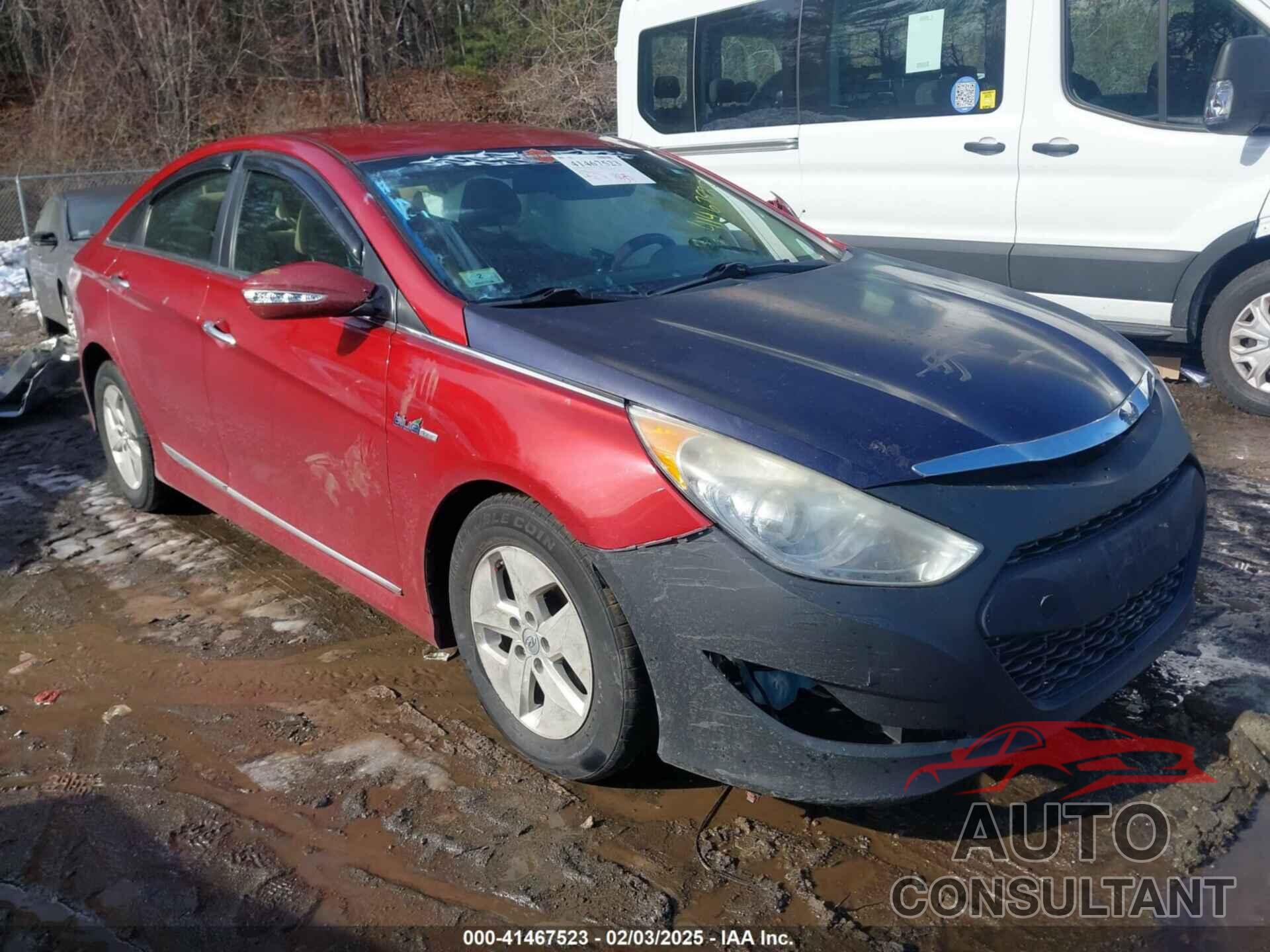 HYUNDAI SONATA HYBRID 2011 - KMHEC4A47BA000947