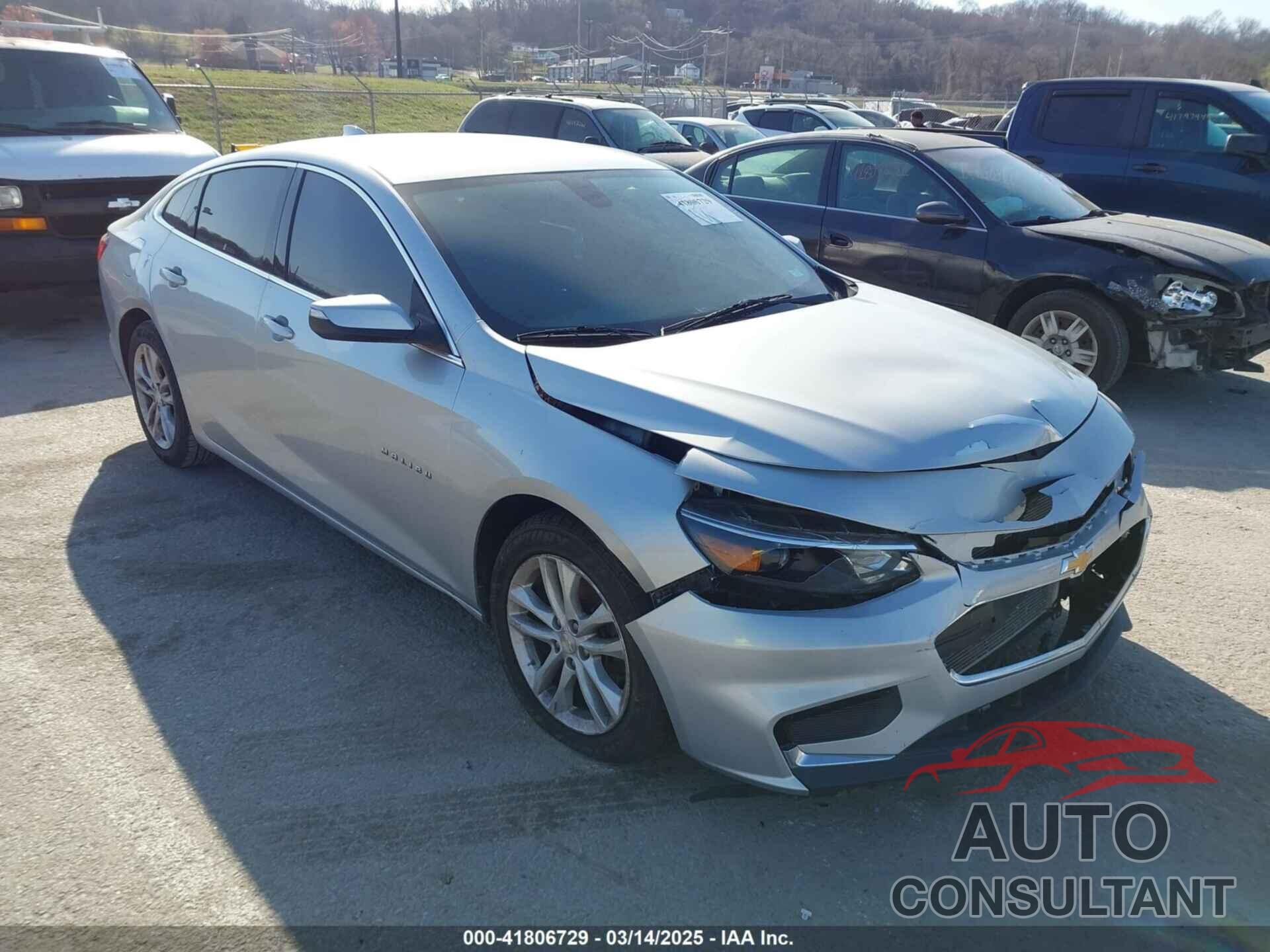 CHEVROLET MALIBU 2016 - 1G1ZE5ST3GF308020