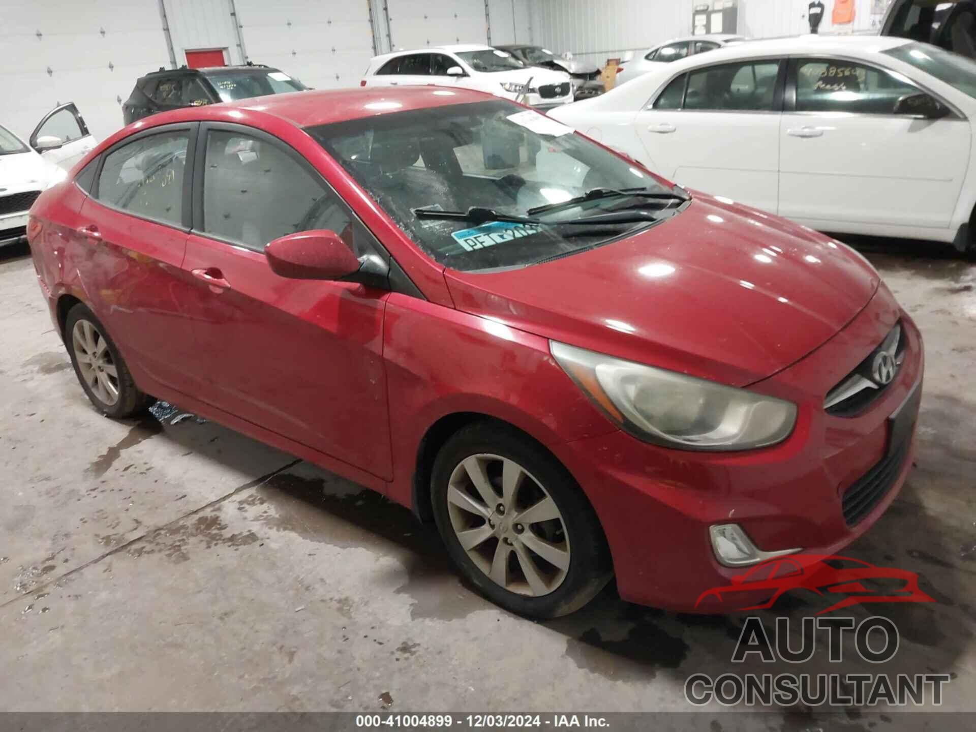 HYUNDAI ACCENT 2012 - KMHCU4AE8CU244832