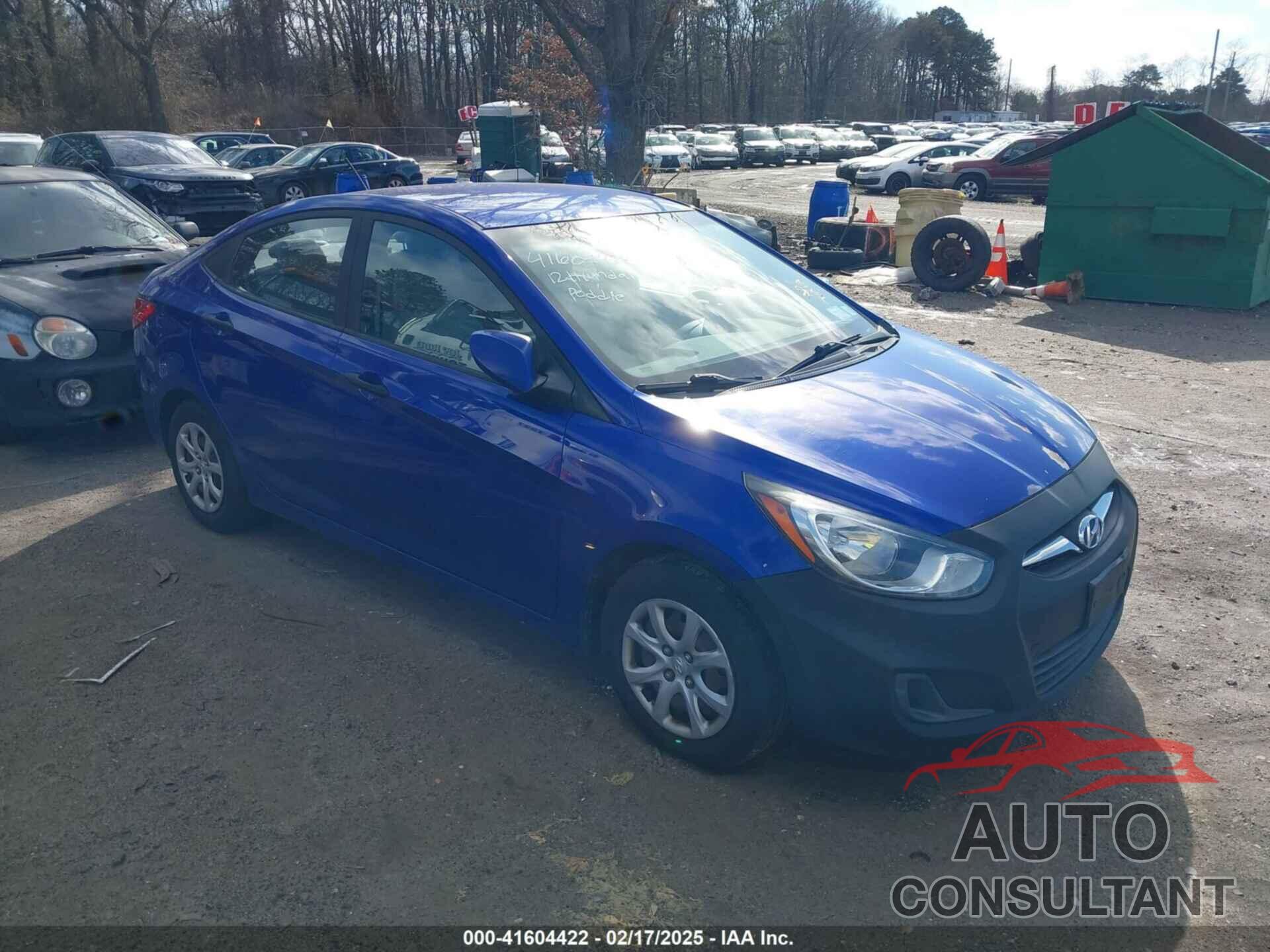 HYUNDAI ACCENT 2012 - KMHCT4AE8CU063667