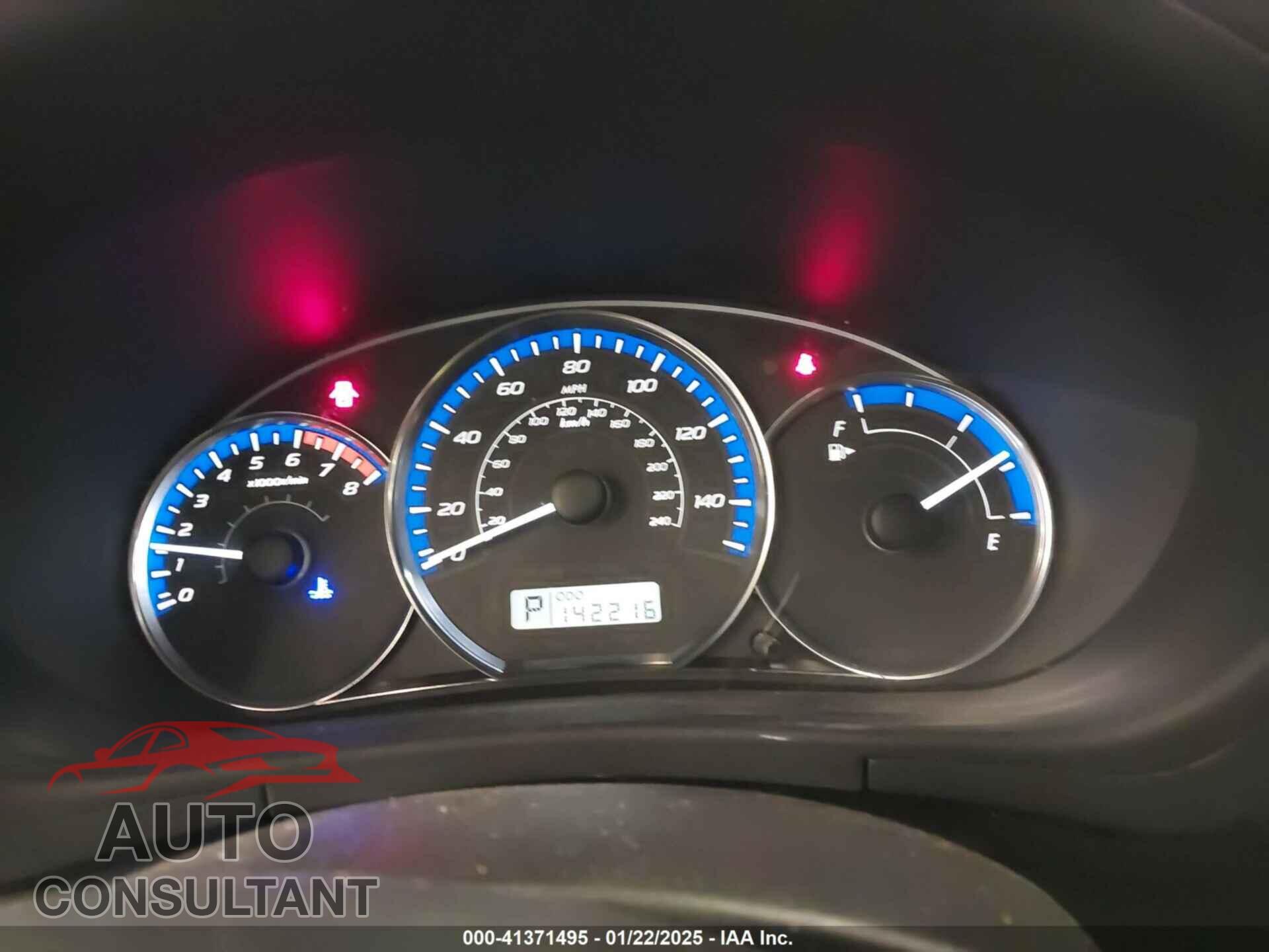 SUBARU FORESTER 2010 - JF2SH6DCXAH776231
