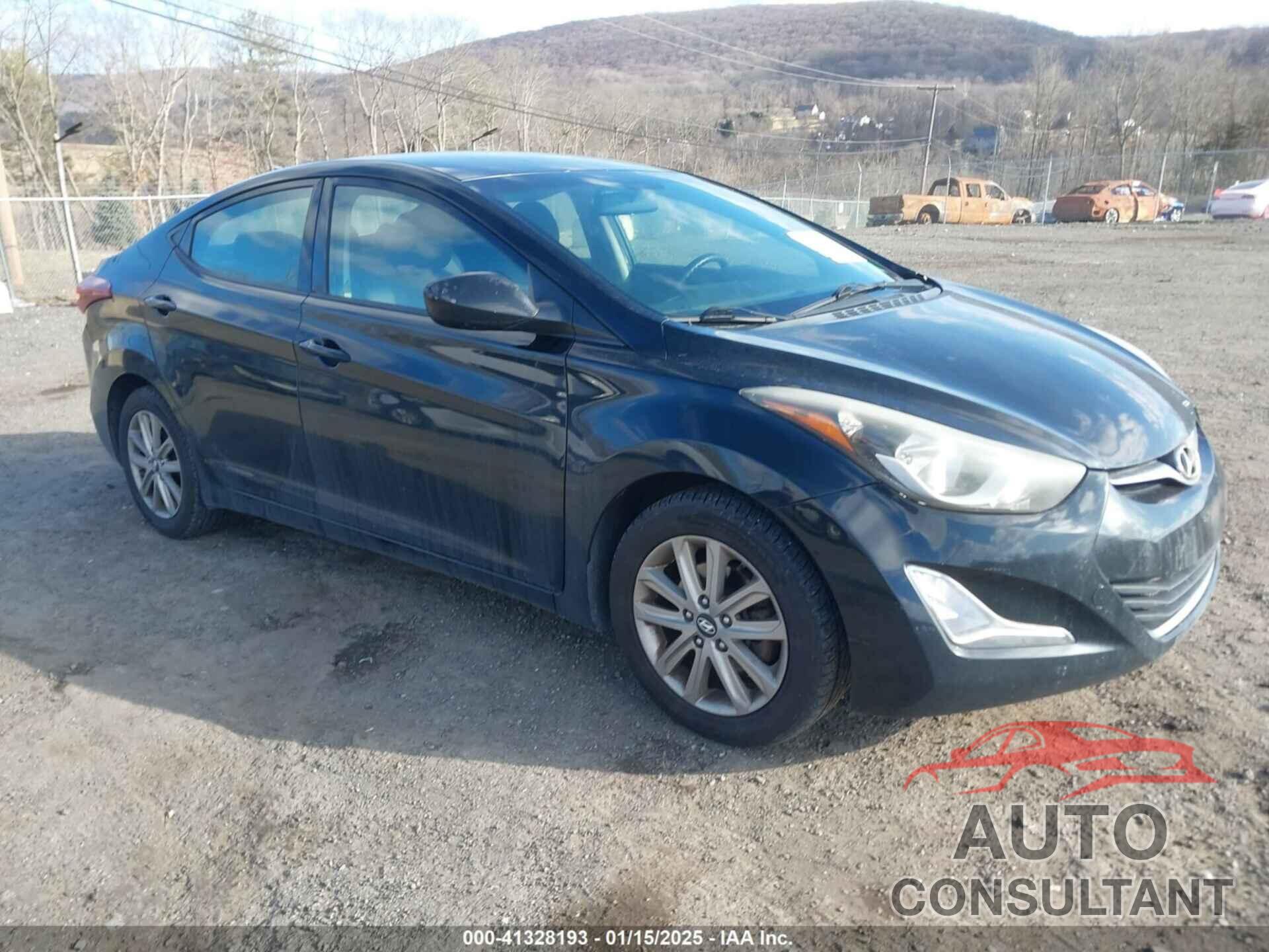 HYUNDAI ELANTRA 2014 - KMHDH4AE9EU075996