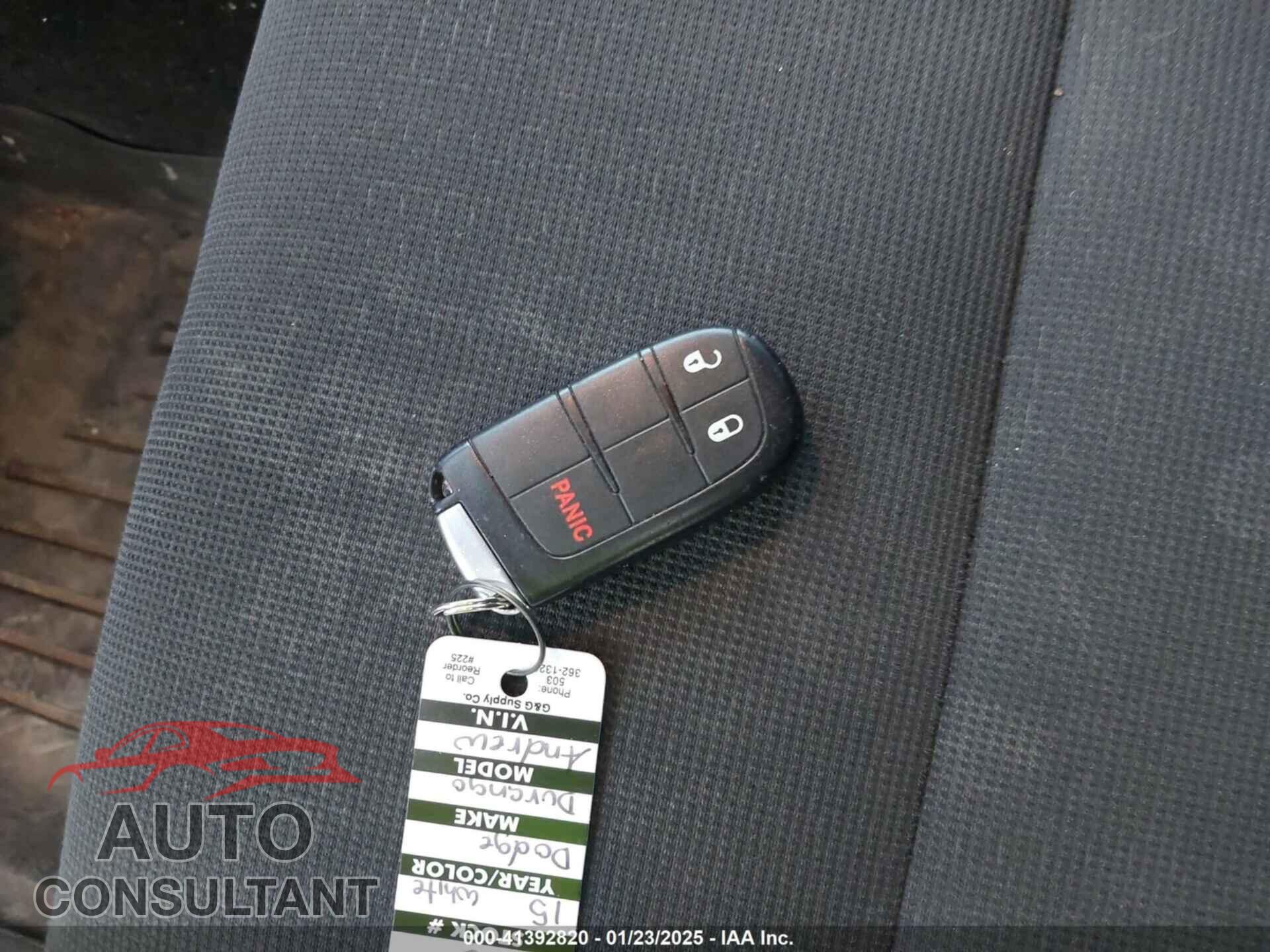 DODGE DURANGO 2015 - 1C4RDJAG1FC745974