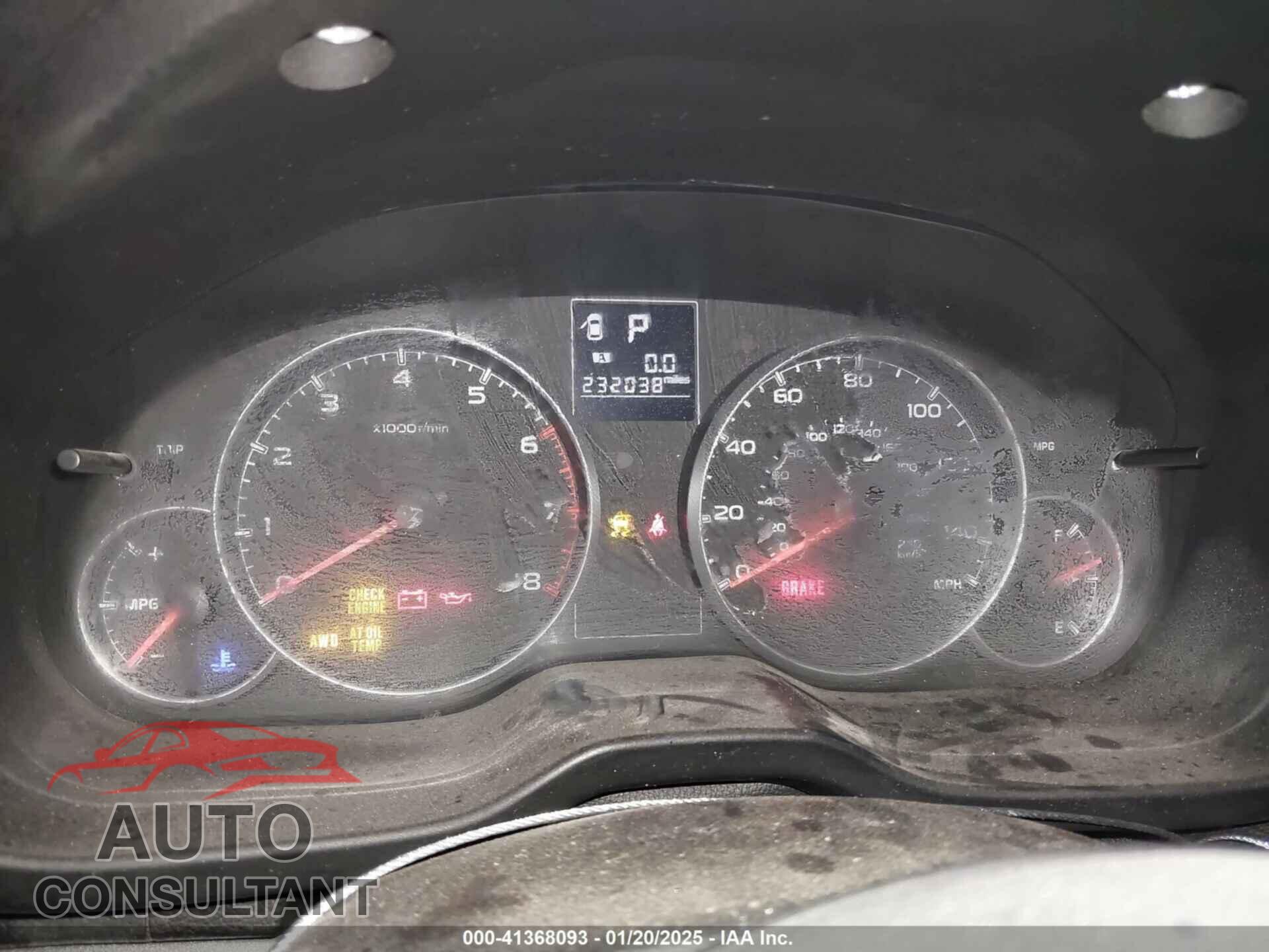 SUBARU OUTBACK 2013 - 4S4BRCCC3D3275397
