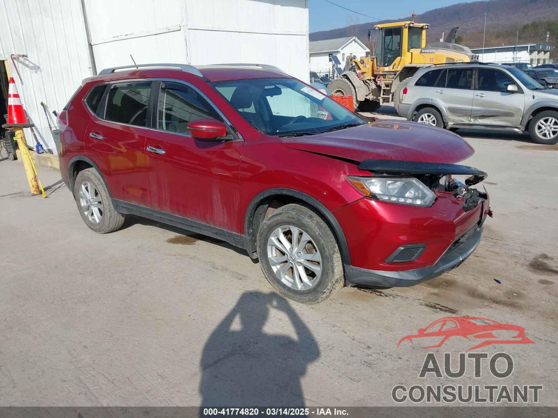 NISSAN ROGUE 2016 - KNMAT2MV7GP628149