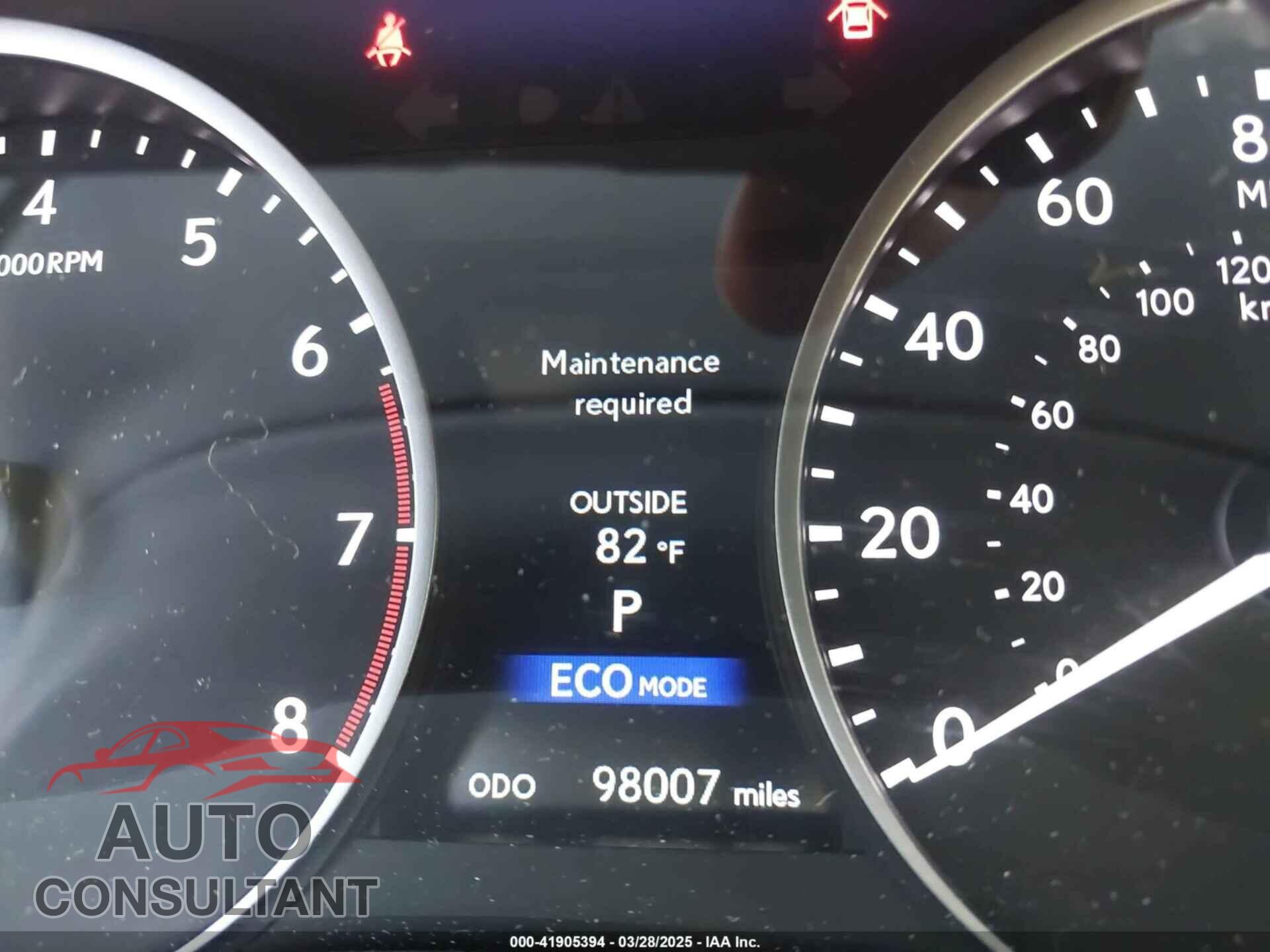 LEXUS ES 350 2013 - JTHBK1GG2D2055893