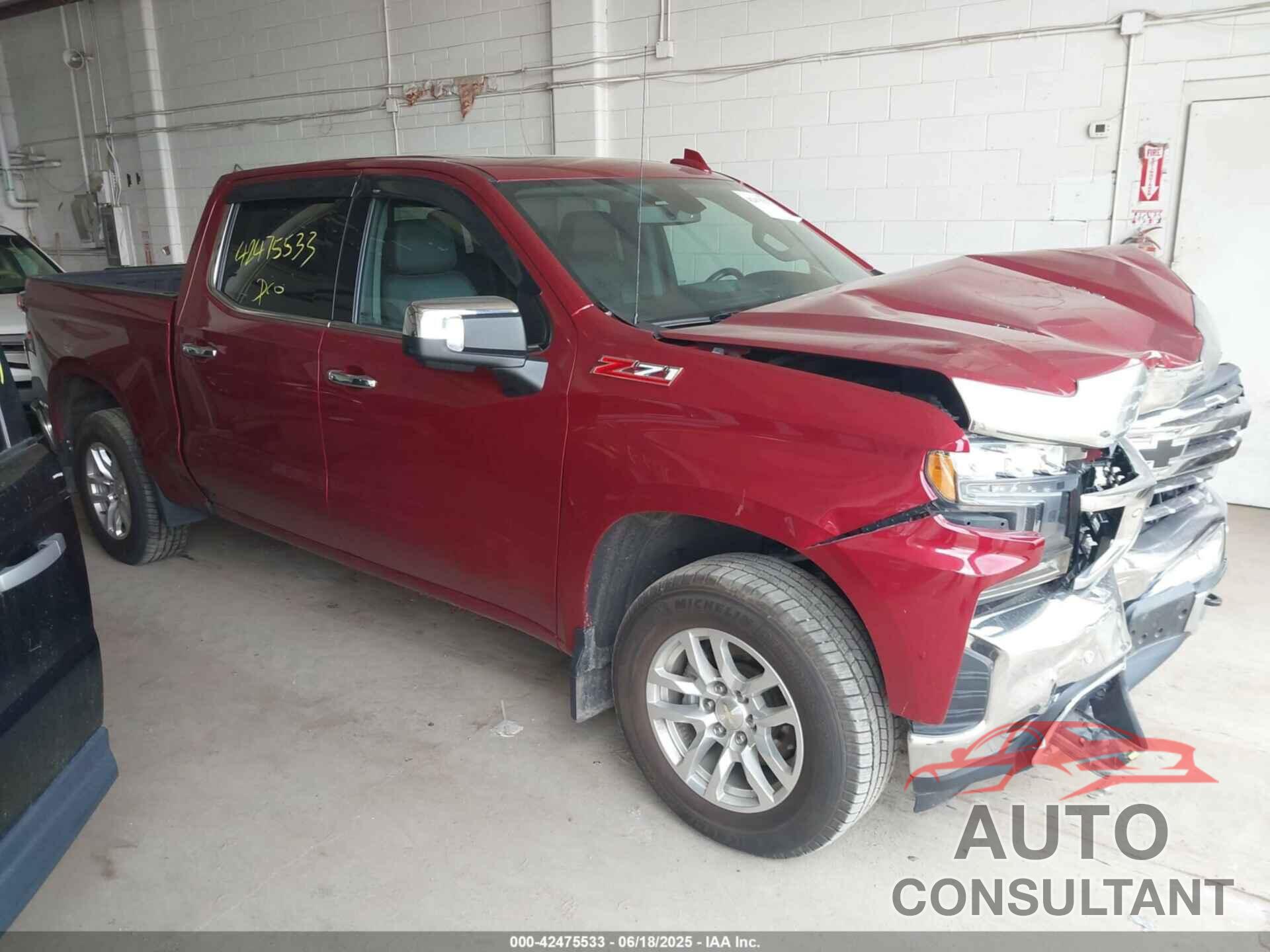 CHEVROLET SILVERADO 1500 2019 - 3GCUYGEL4KG286567