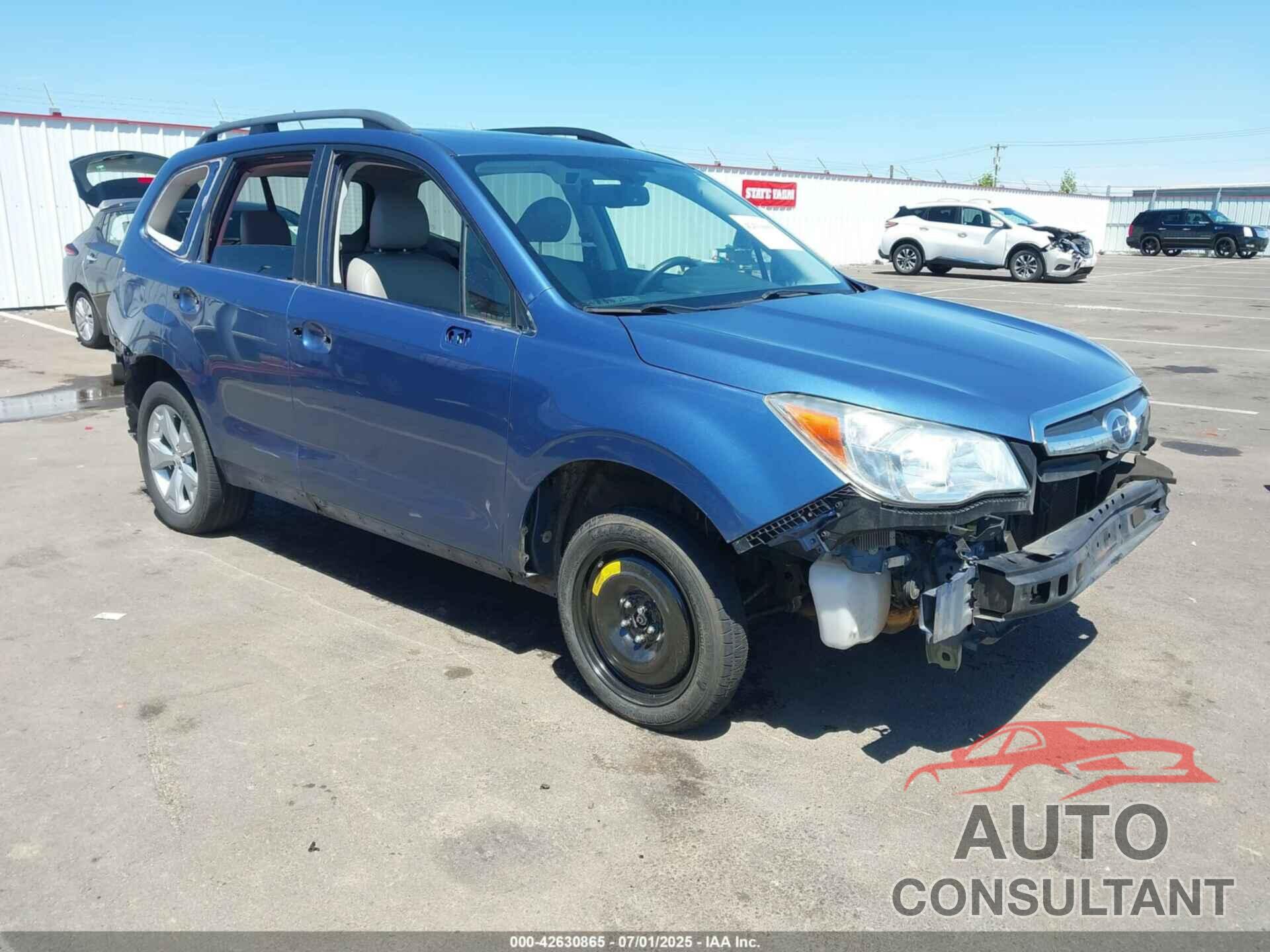 SUBARU FORESTER 2015 - JF2SJAGC0FH549463