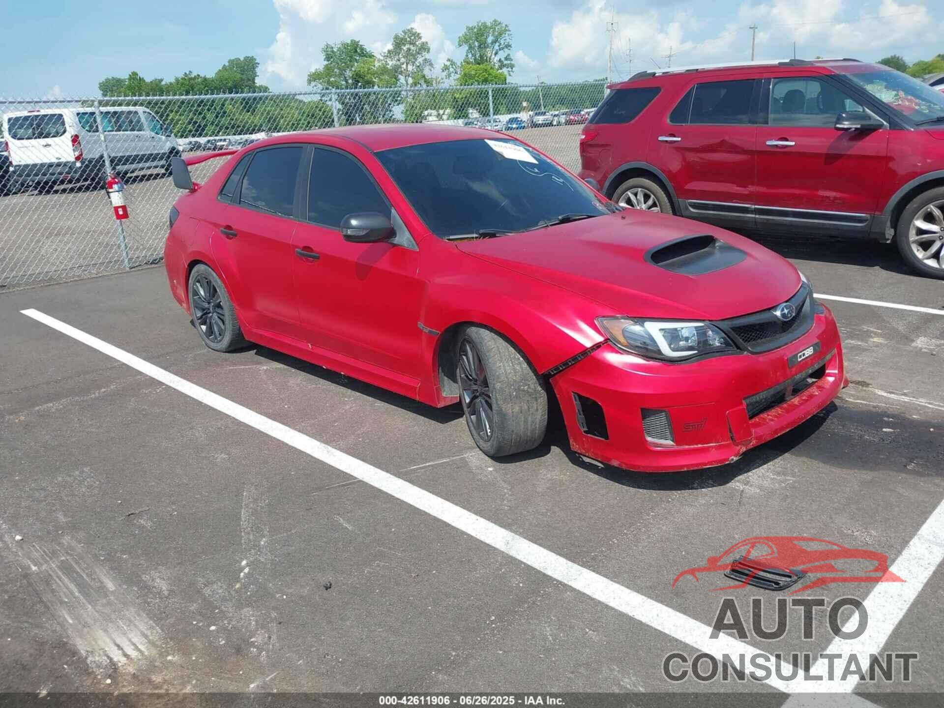 SUBARU IMPREZA WRX STI 2012 - JF1GV8J67CL015346