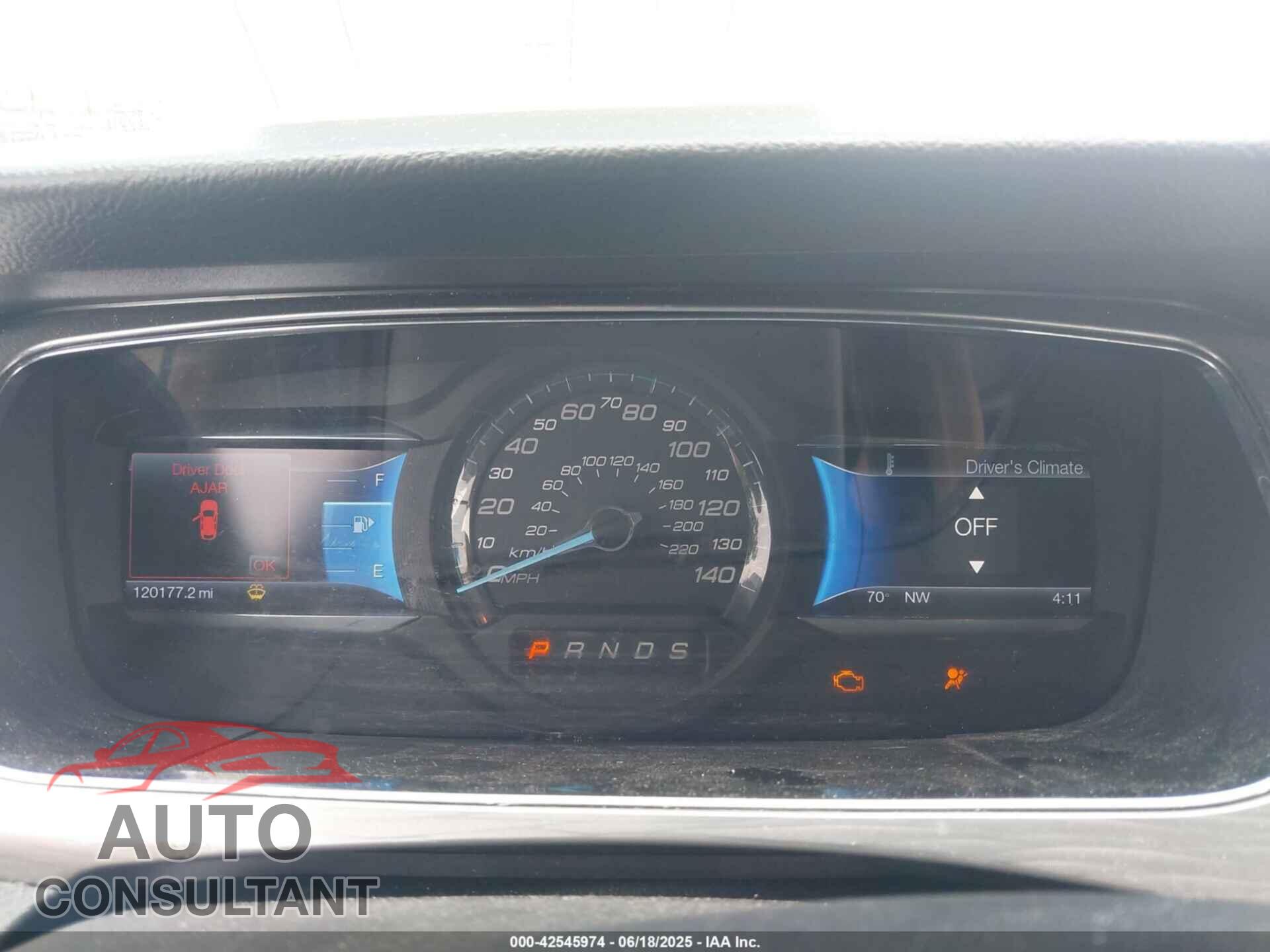 FORD TAURUS 2013 - 1FAHP2E93DG206076