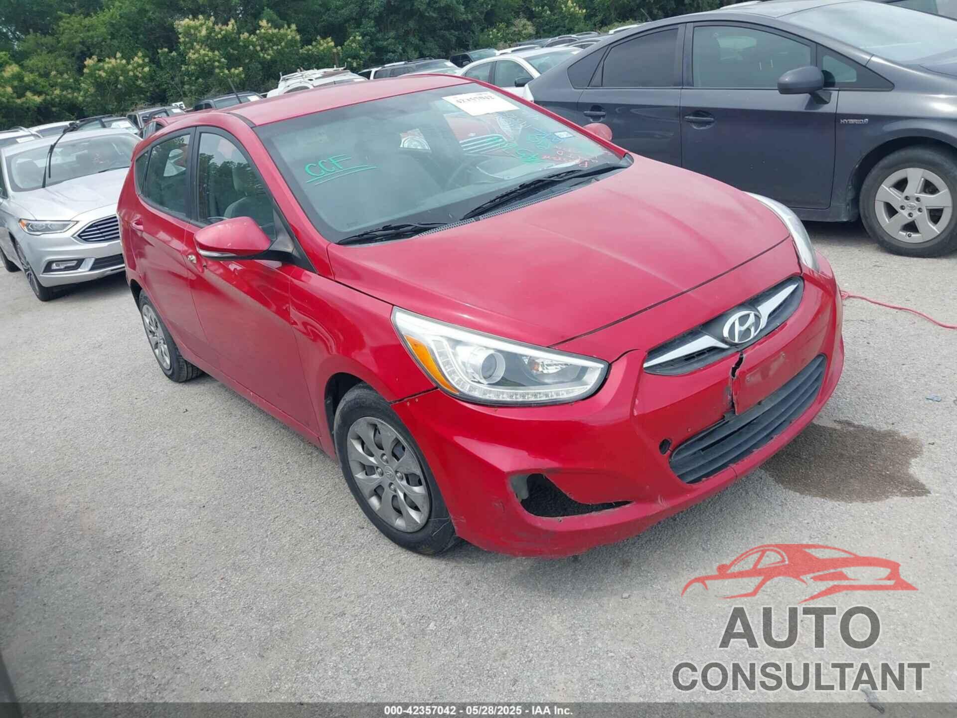 HYUNDAI ACCENT 2014 - KMHCU5AE7EU145704