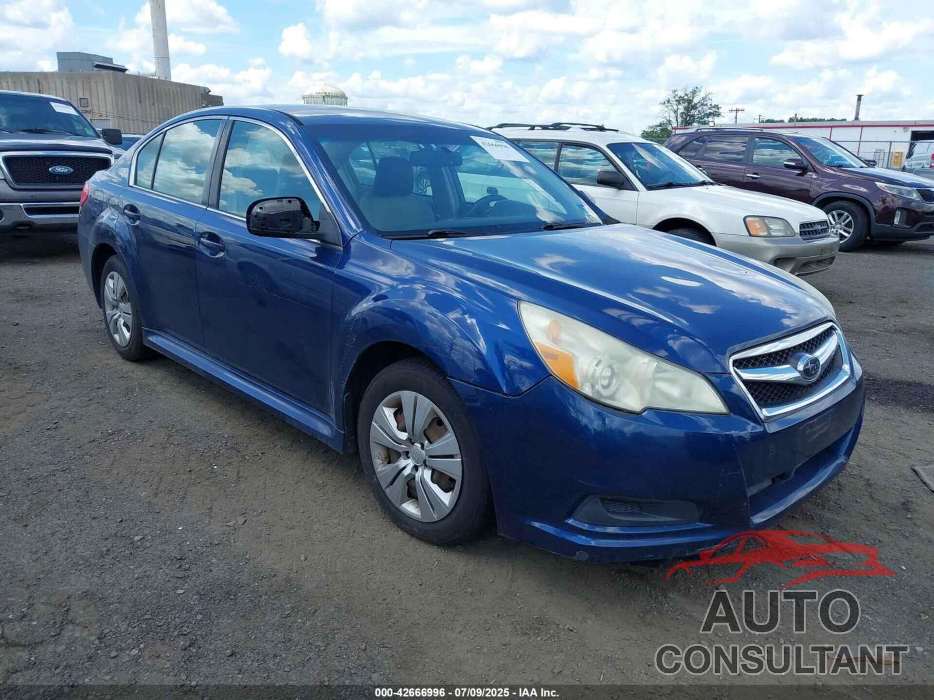 SUBARU LEGACY 2011 - 4S3BMBA61B3230353