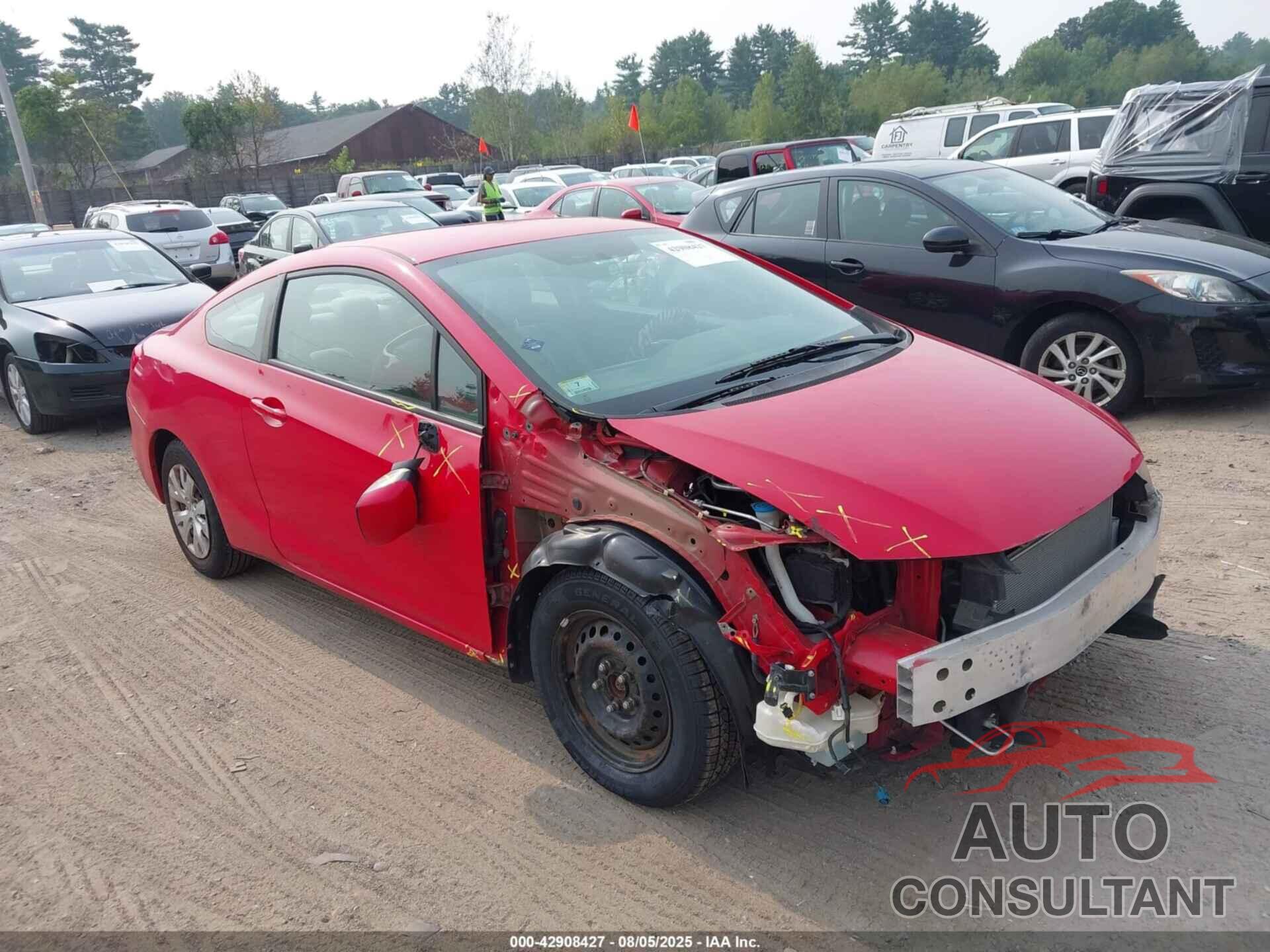 HONDA CIVIC 2012 - 2HGFG3B57CH524912