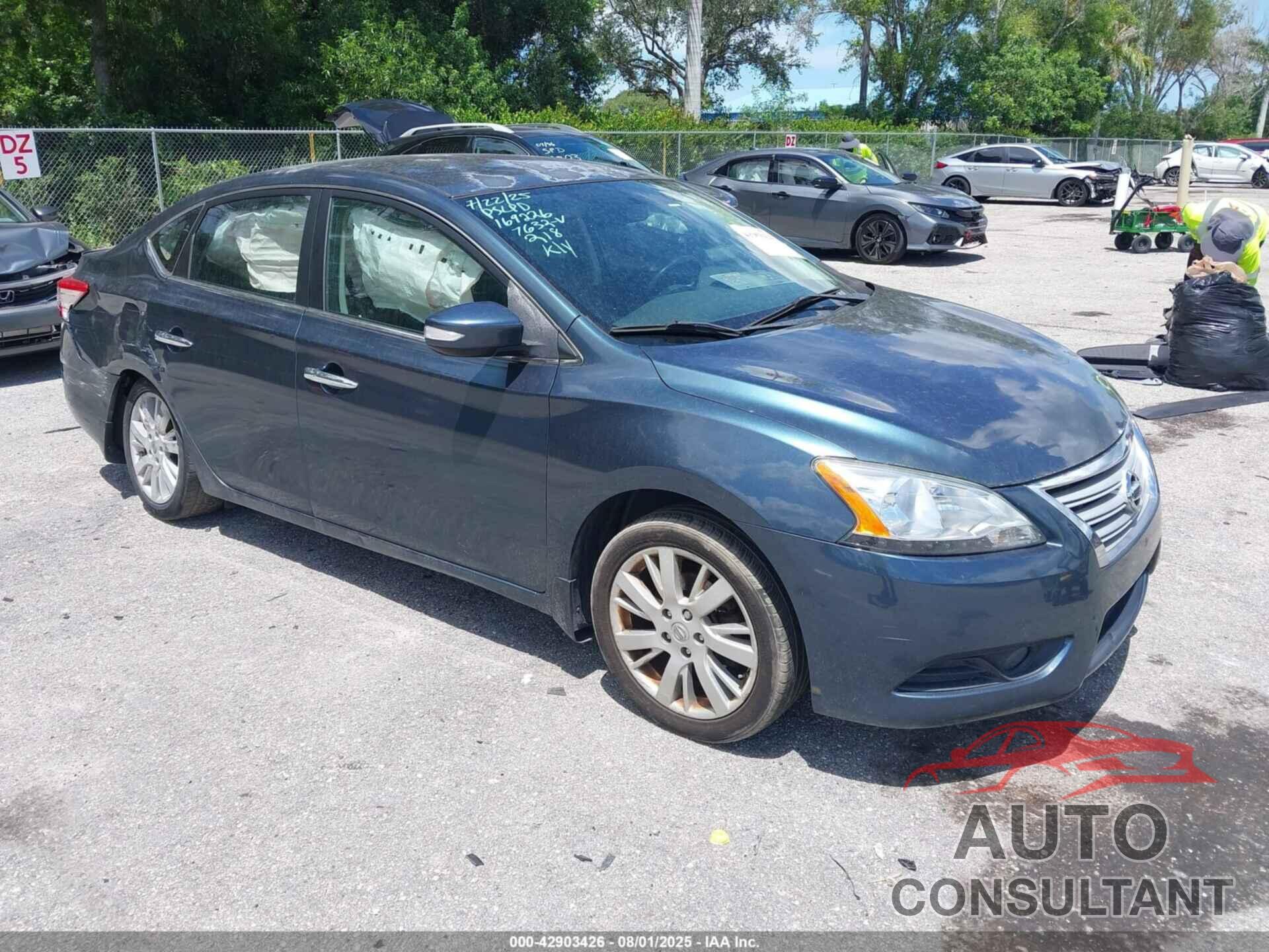 NISSAN SENTRA 2014 - 3N1AB7APXEY307632