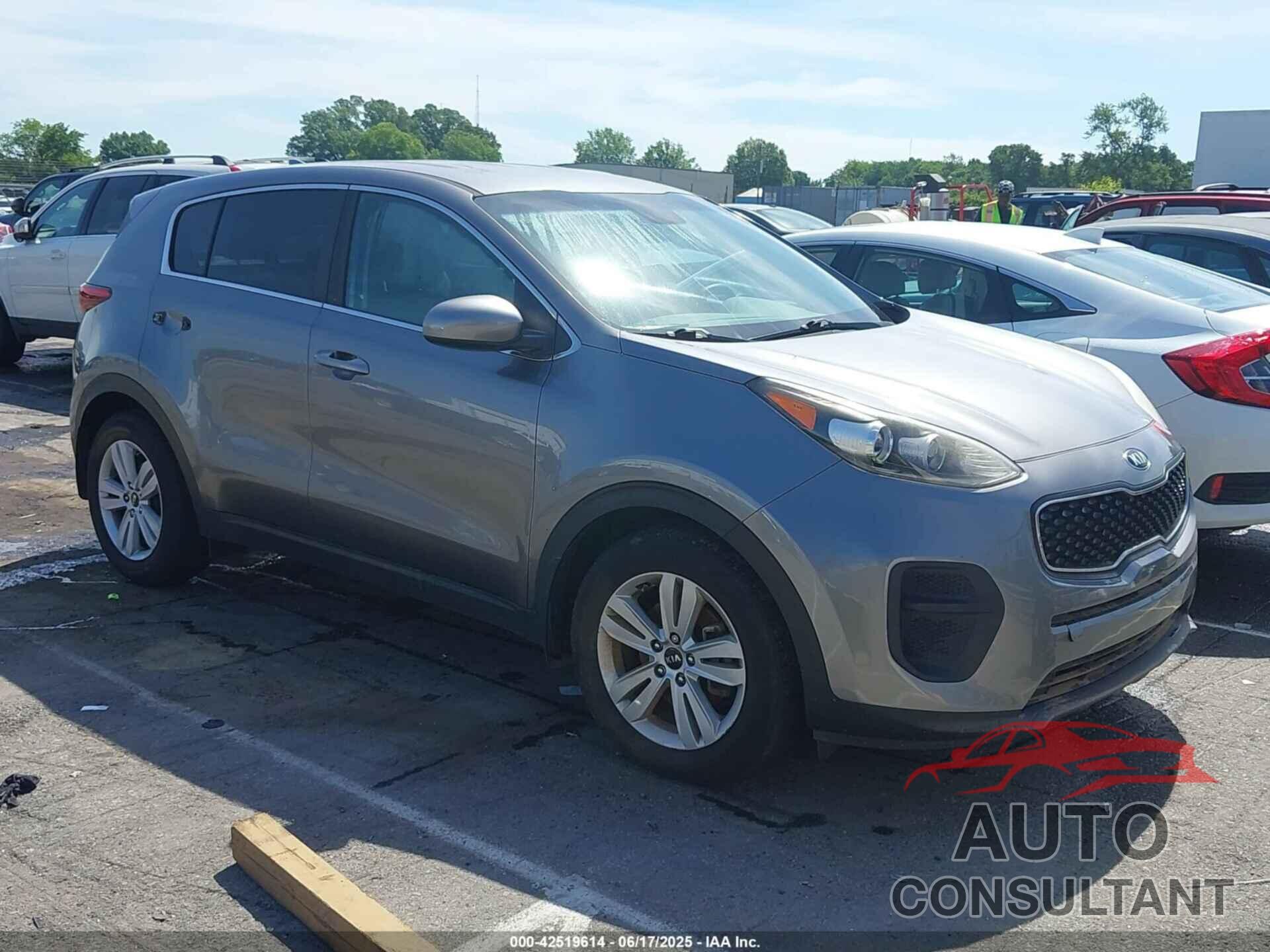 KIA SPORTAGE 2017 - KNDPM3AC6H7214443
