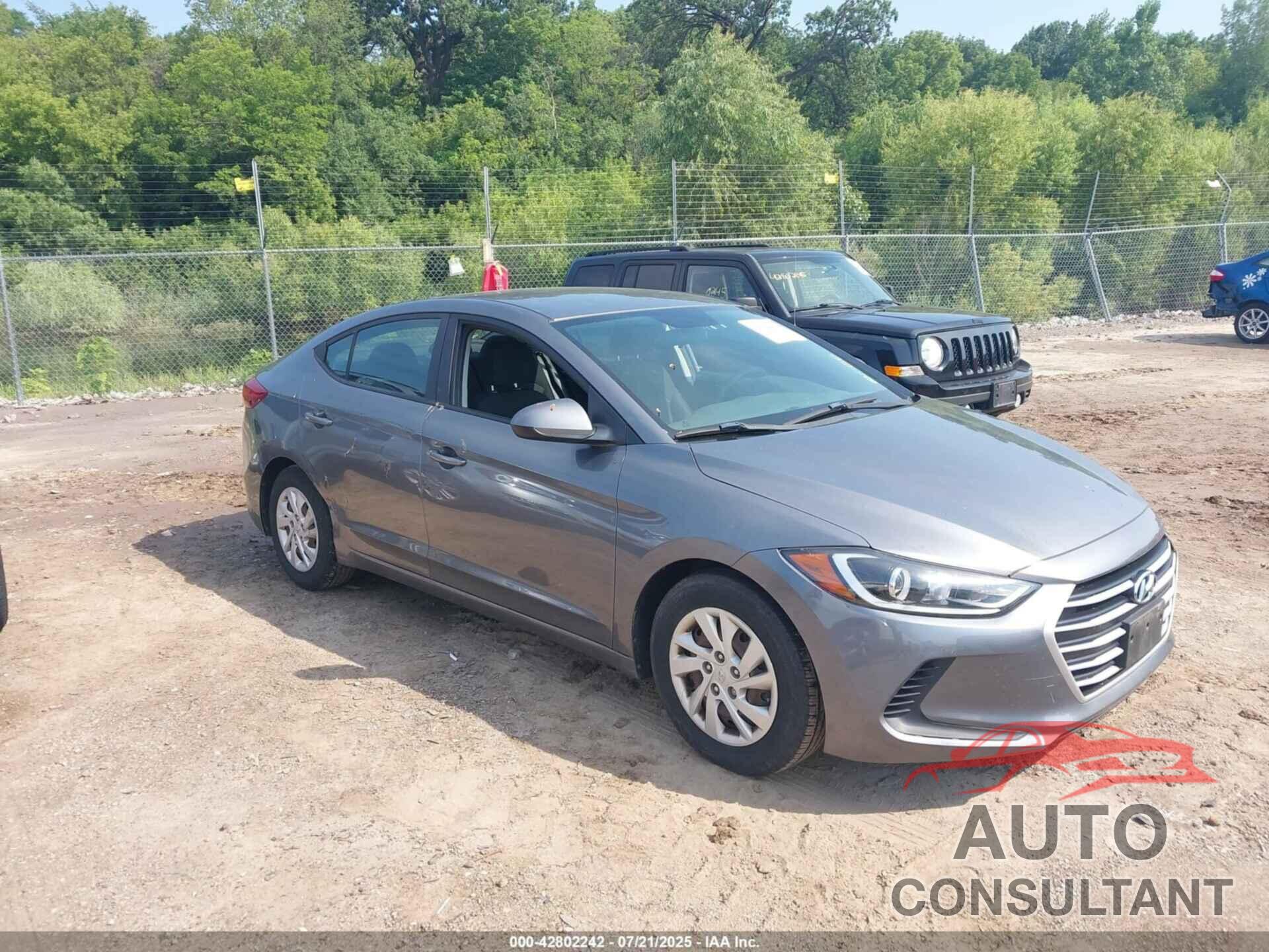 HYUNDAI ELANTRA 2018 - 5NPD74LF4JH259387