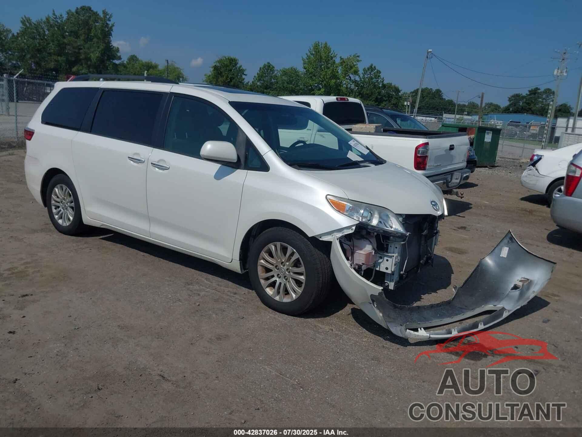 TOYOTA SIENNA 2016 - 5TDYK3DC0GS735555
