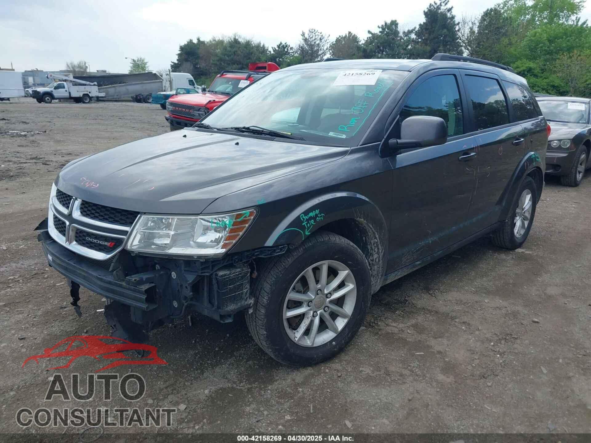 DODGE JOURNEY 2015 - 3C4PDCBB3FT627791