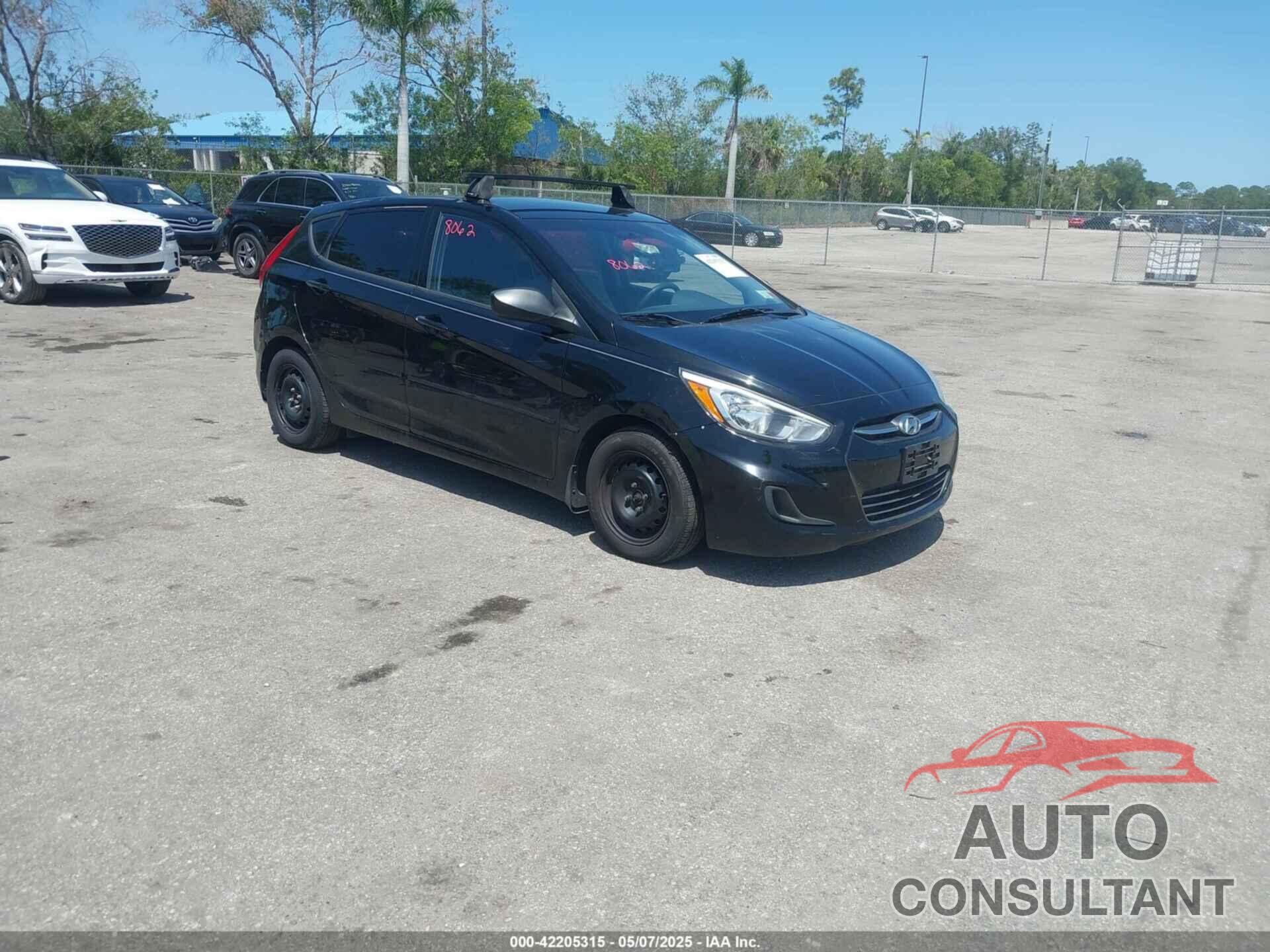 HYUNDAI ACCENT 2015 - KMHCT5AE0FU216181