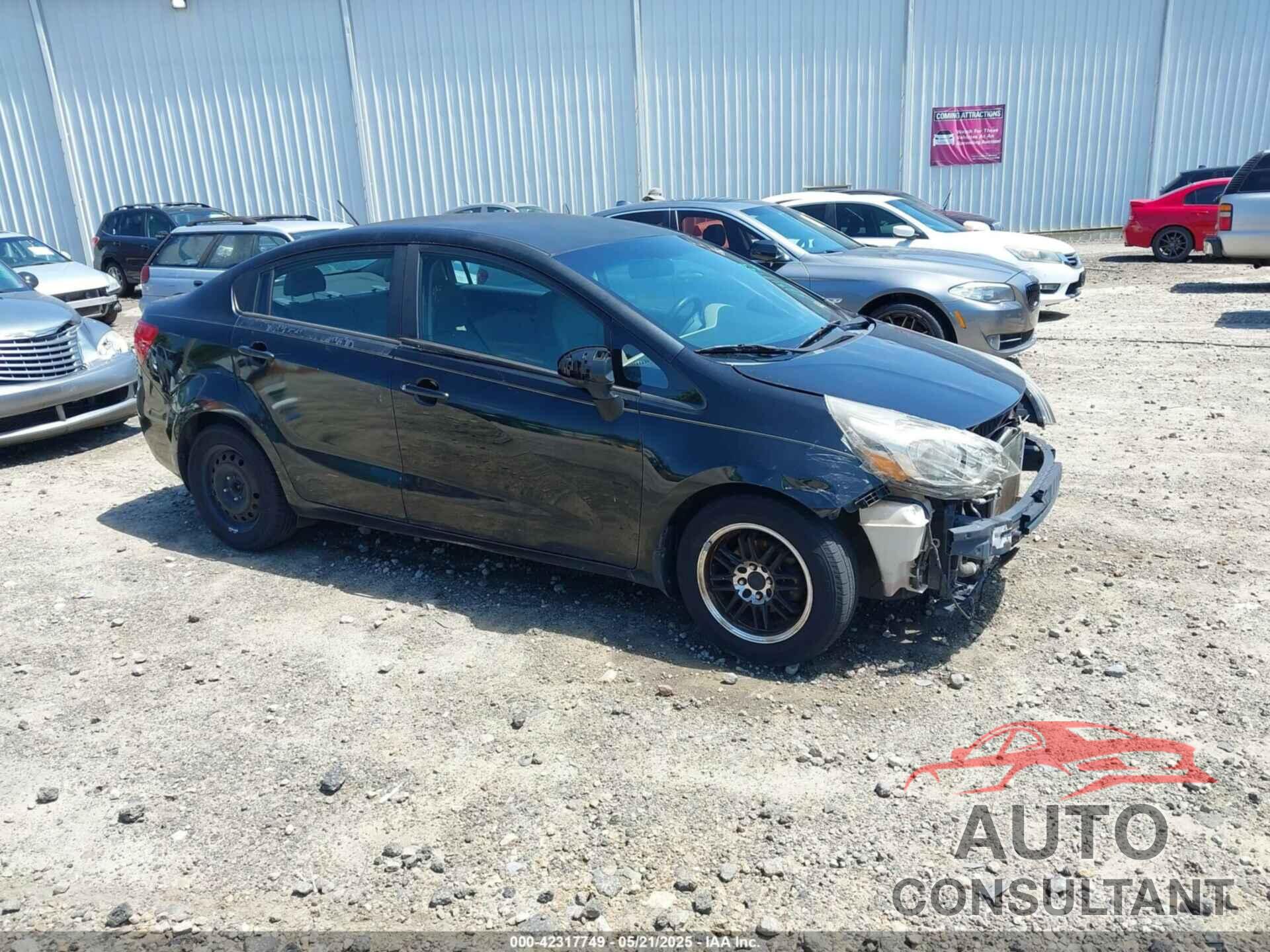 KIA RIO 2015 - KNADM4A35F6459842