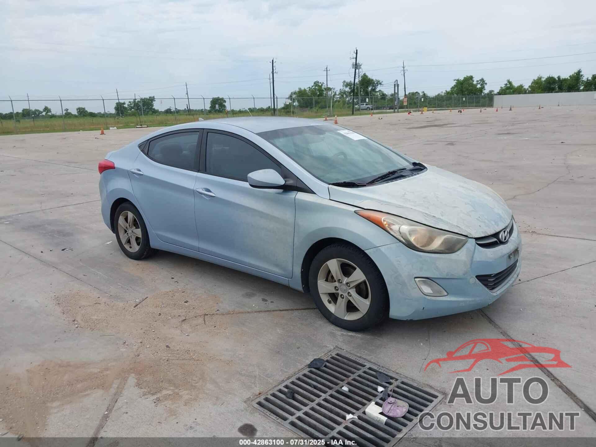 HYUNDAI ELANTRA 2012 - KMHDH4AE9CU422465