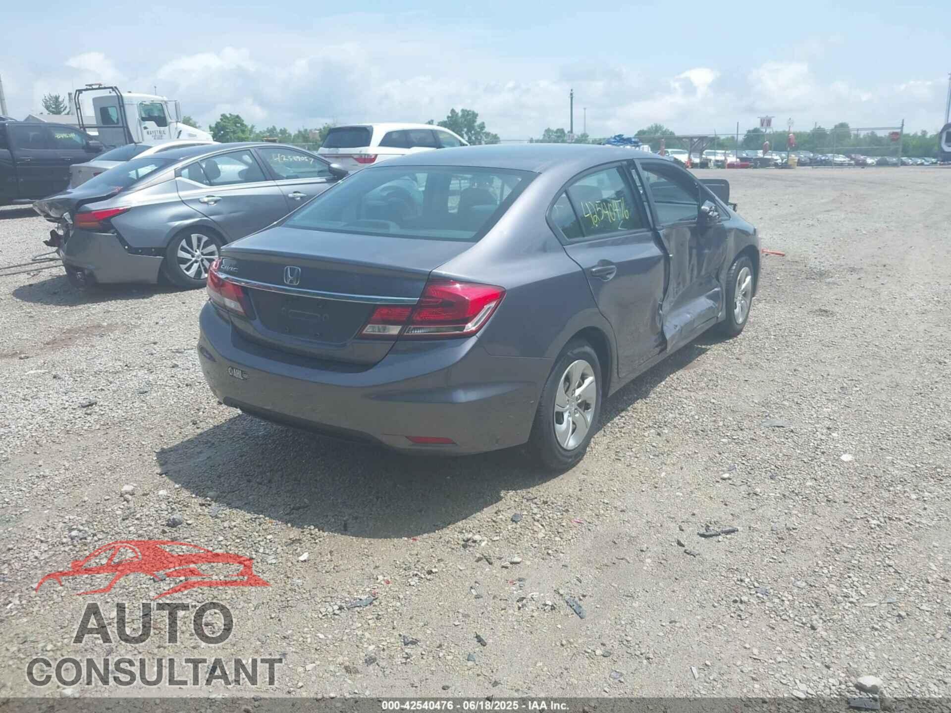 HONDA CIVIC 2014 - 19XFB2F5XEE020743