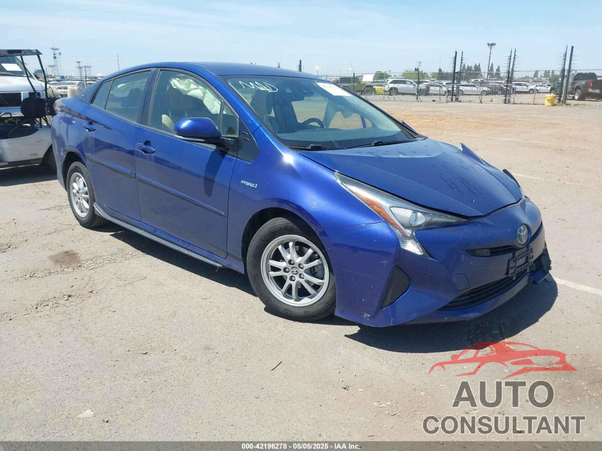 TOYOTA PRIUS 2017 - JTDKBRFUXH3044163