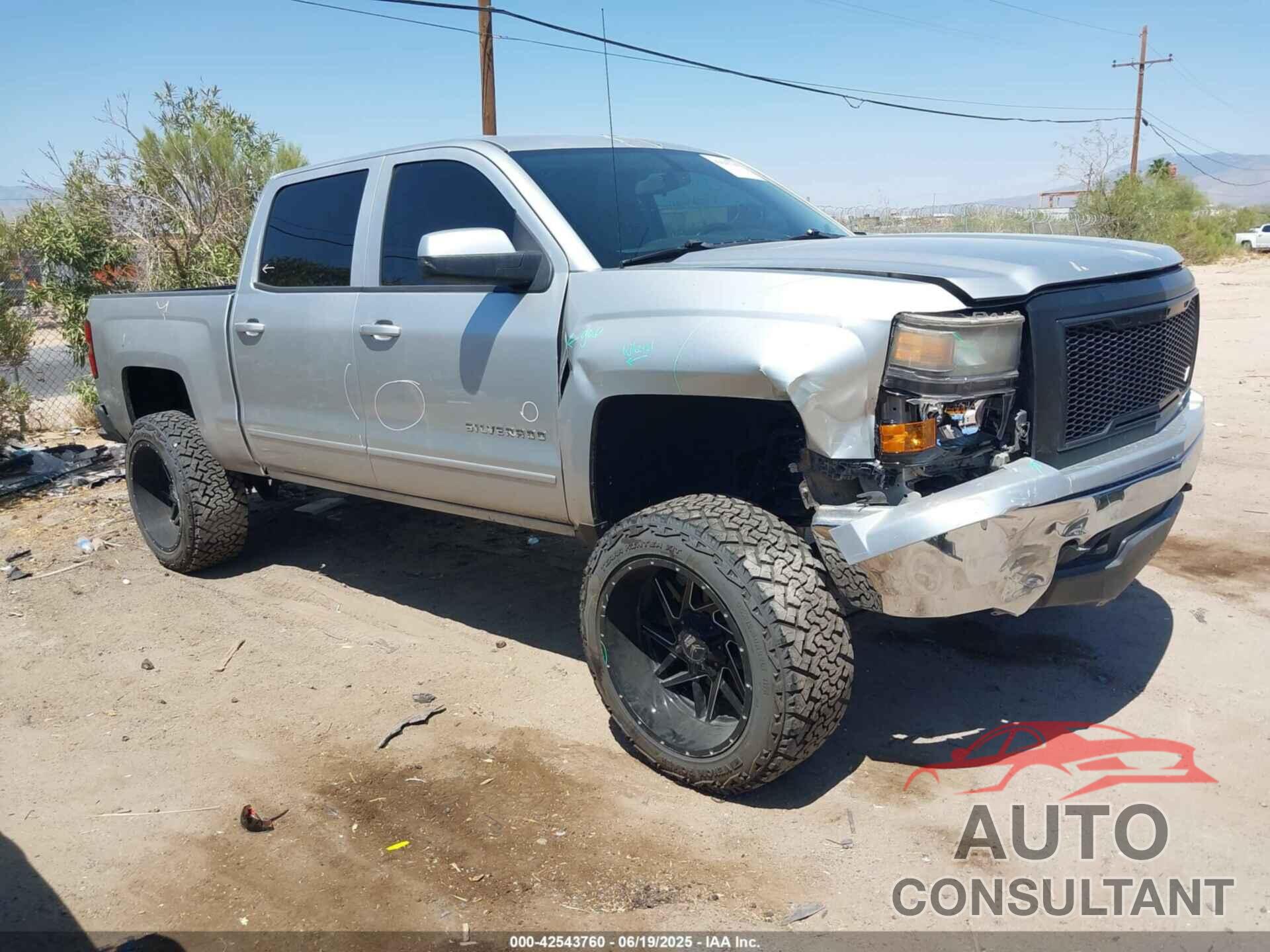 CHEVROLET SILVERADO 1500 2015 - 3GCUKREH4FG160918