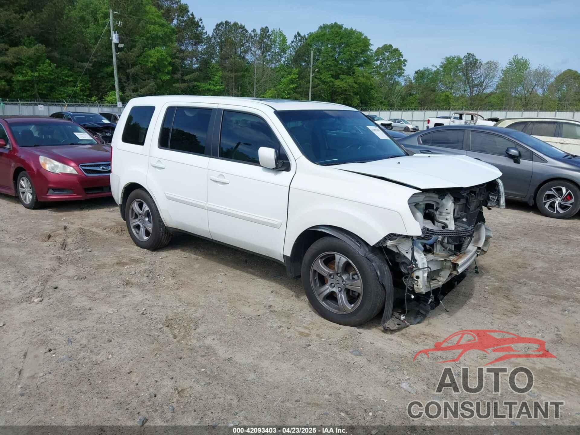 HONDA PILOT 2013 - 5FNYF4H68DB003379
