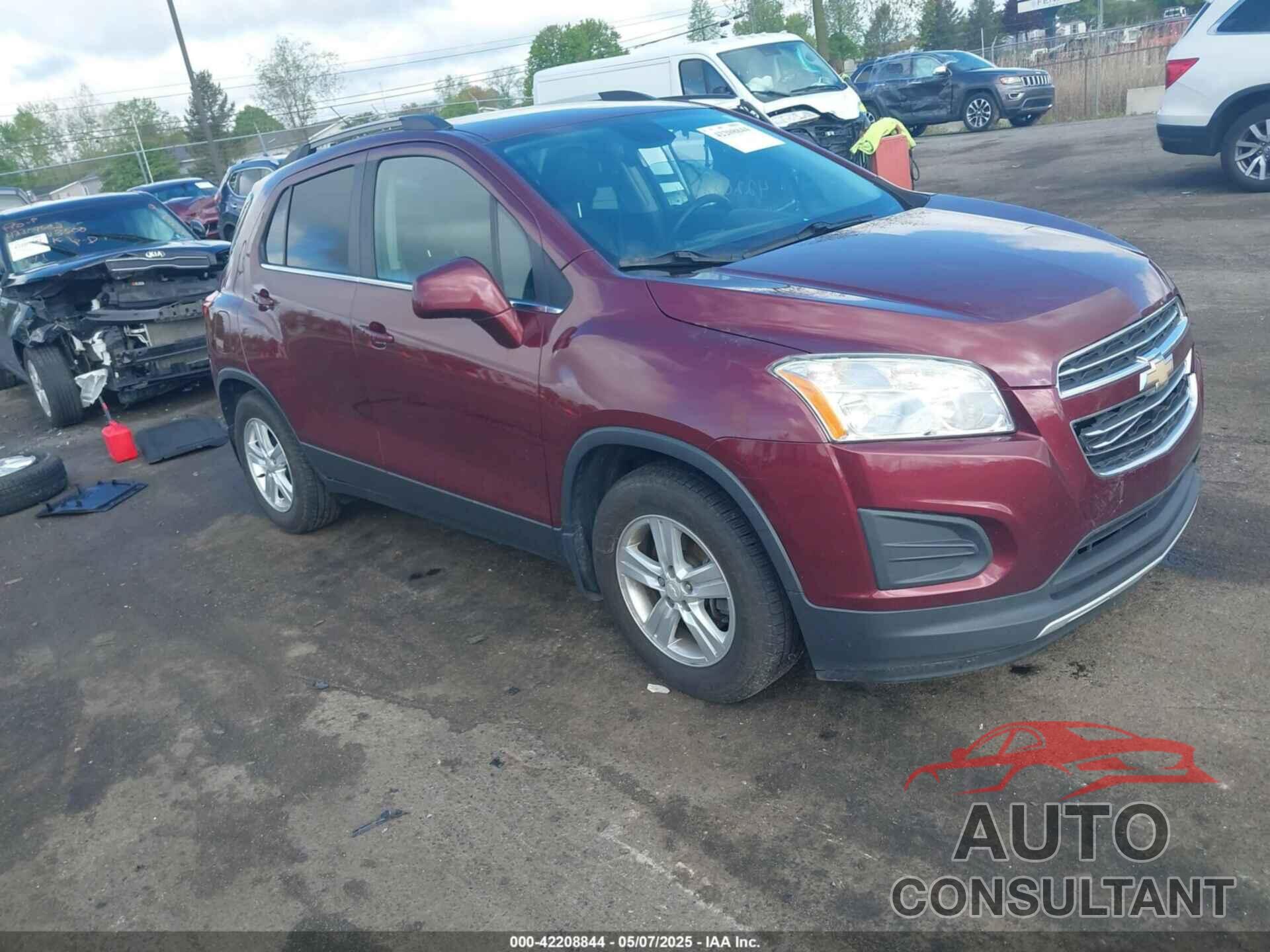 CHEVROLET TRAX 2016 - 3GNCJLSB3GL227097