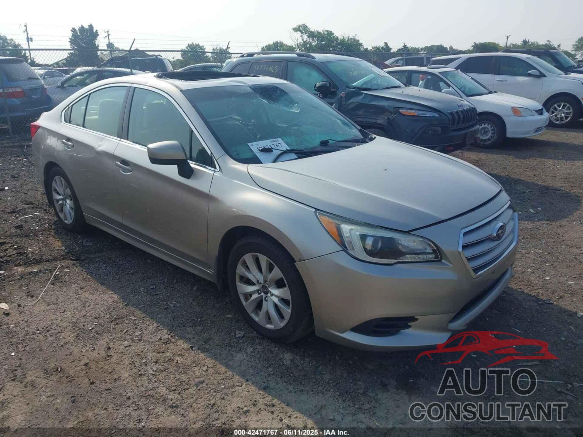 SUBARU LEGACY 2016 - 4S3BNAD65G3037133