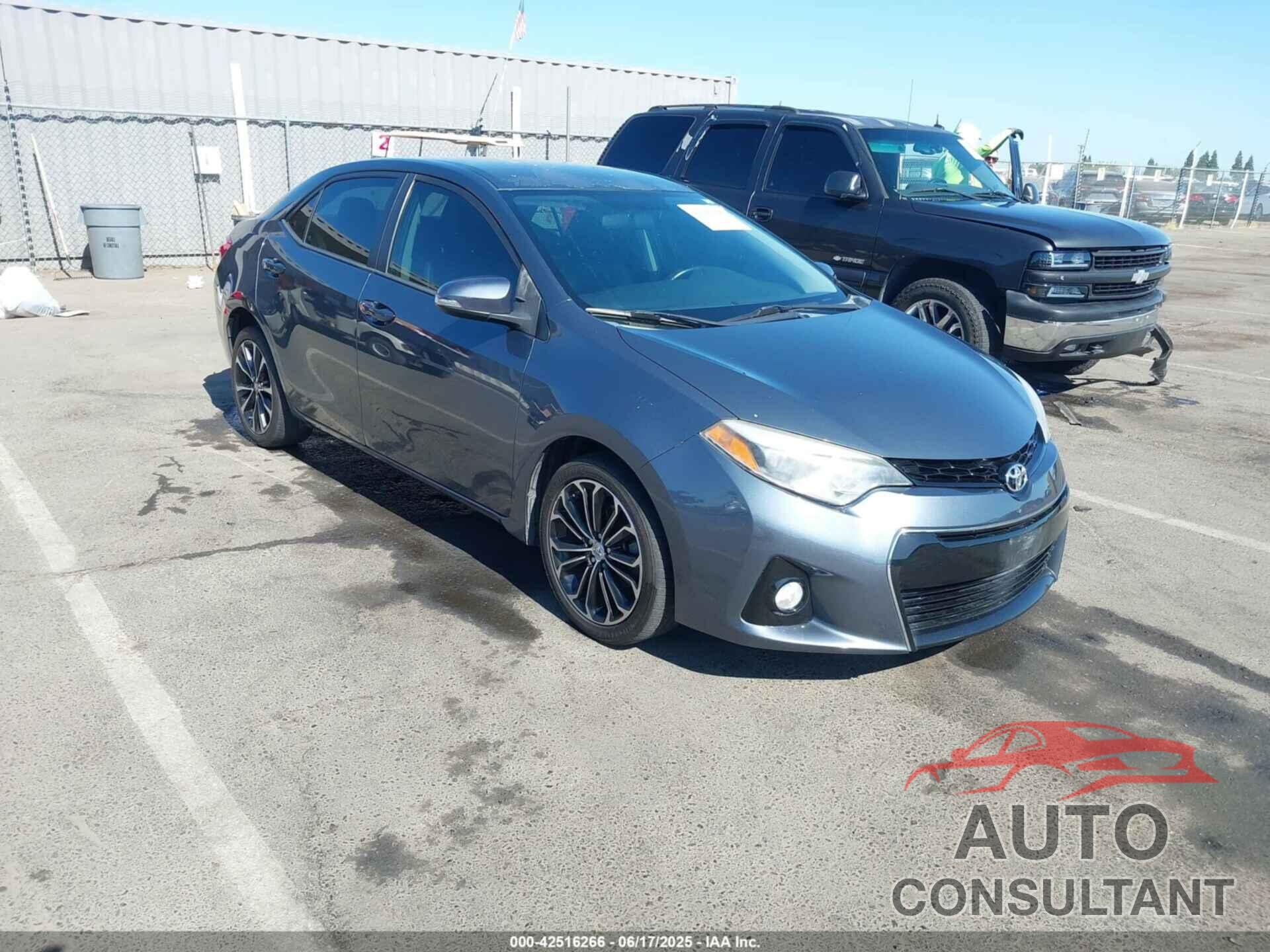 TOYOTA COROLLA 2016 - 5YFBURHE1GP392004
