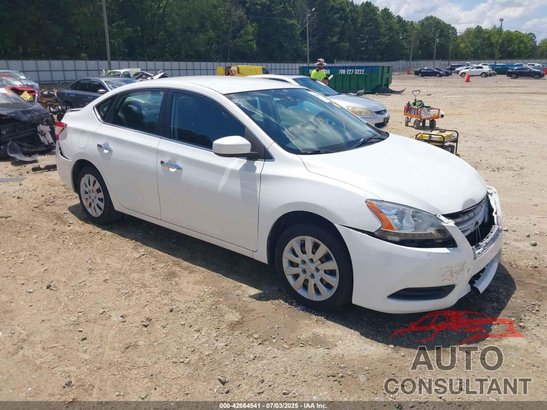 NISSAN SENTRA 2014 - 3N1AB7AP8EL646595
