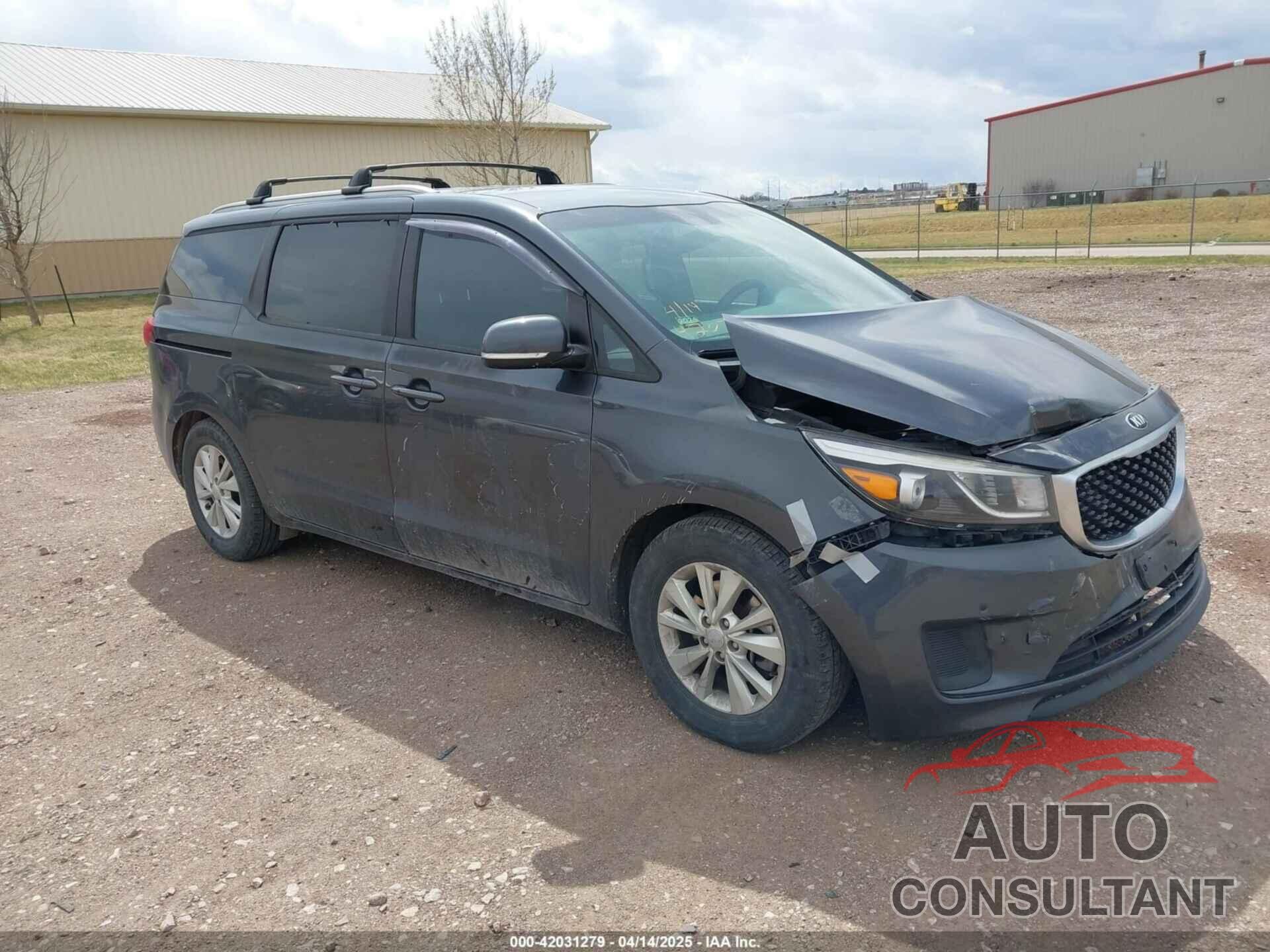 KIA SEDONA 2017 - KNDMB5C17H6253936
