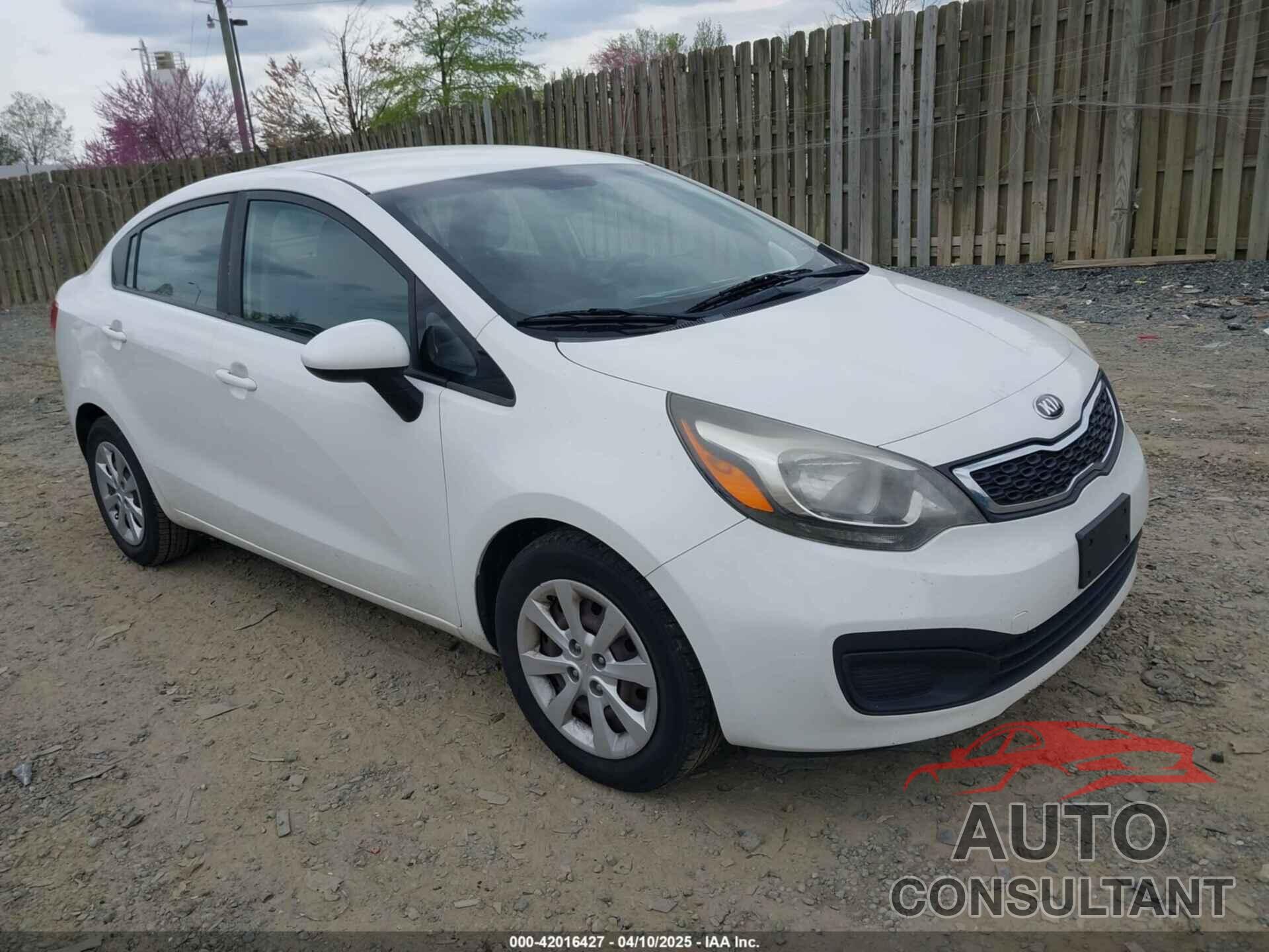 KIA RIO 2013 - KNADN4A30D6243293