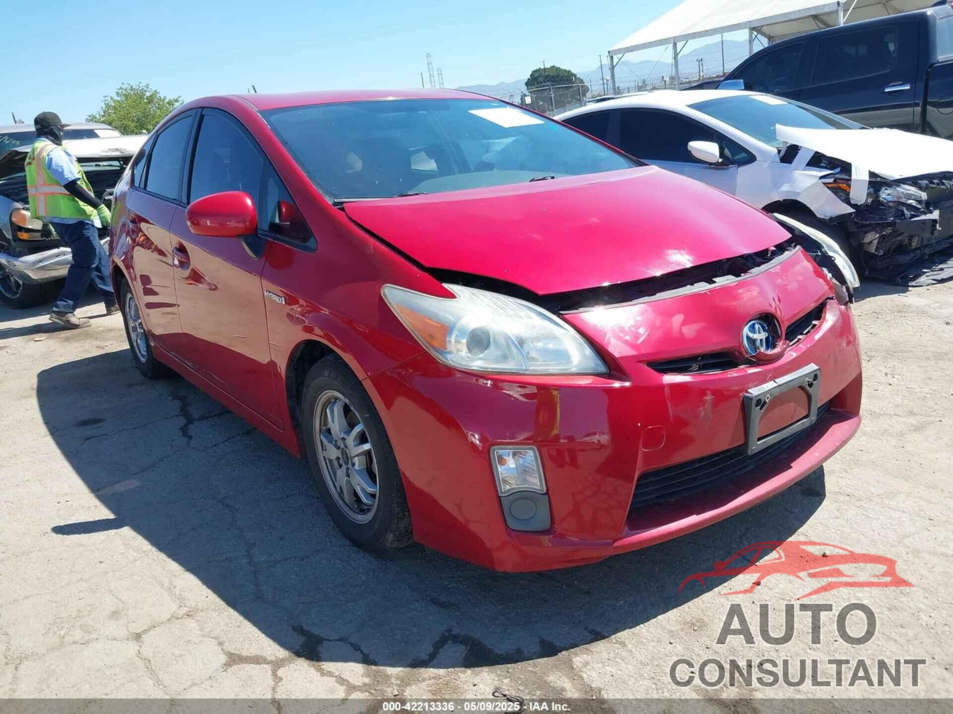 TOYOTA PRIUS 2011 - JTDKN3DU8B0312272