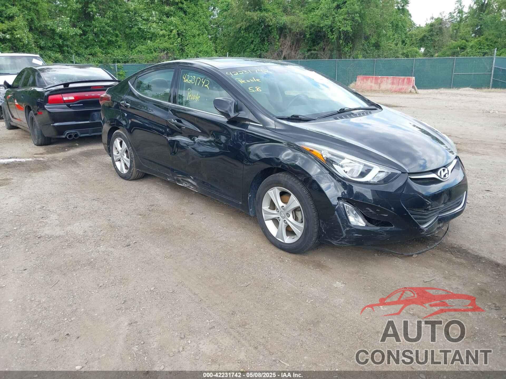 HYUNDAI ELANTRA 2016 - 5NPDH4AE9GH767998