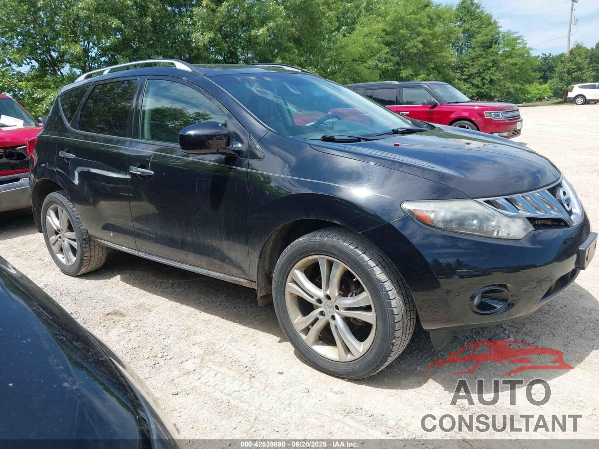 NISSAN MURANO 2009 - JN8AZ18W79W149982