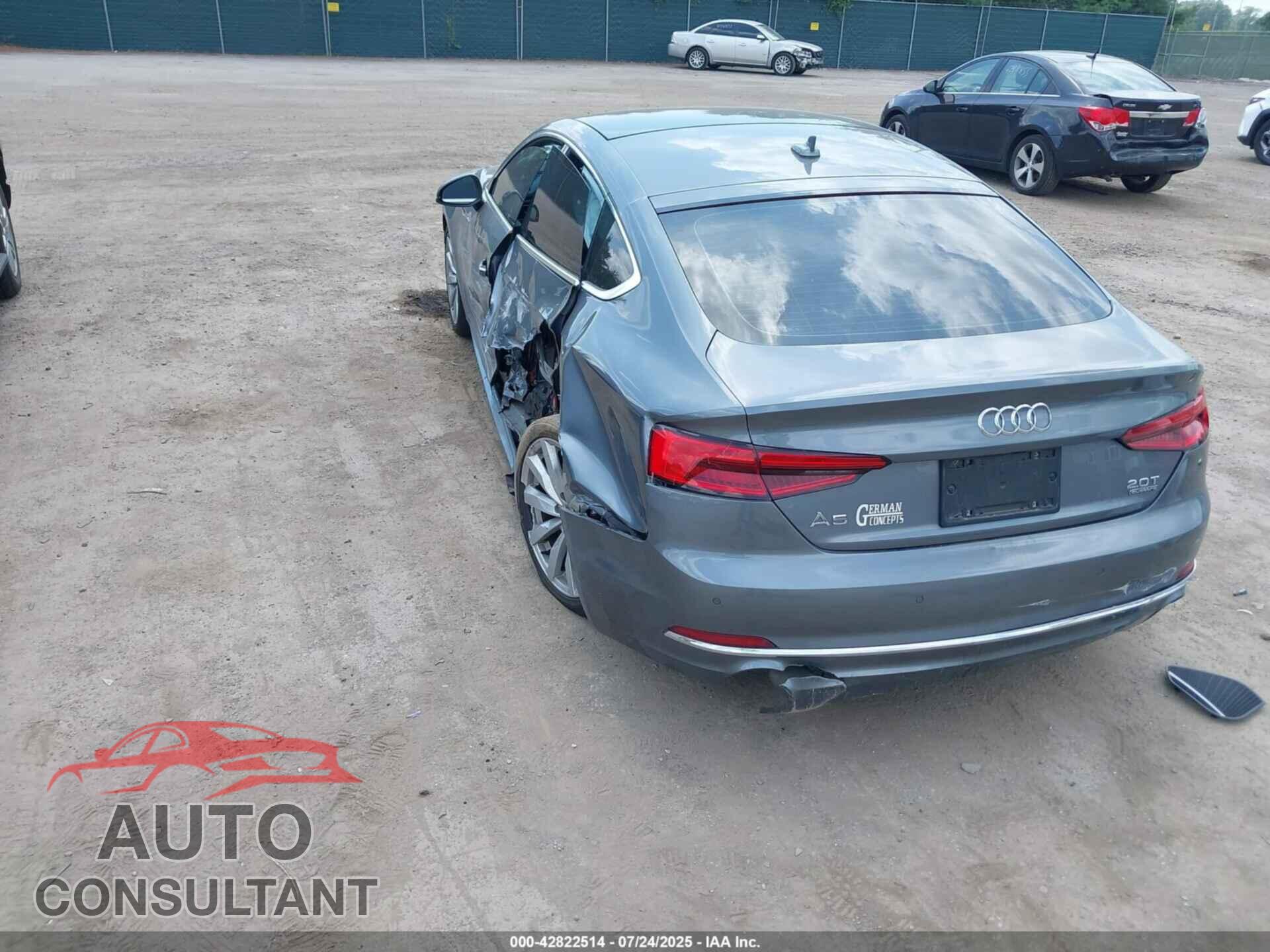 AUDI A5 2018 - WAUBNCF58JA005258