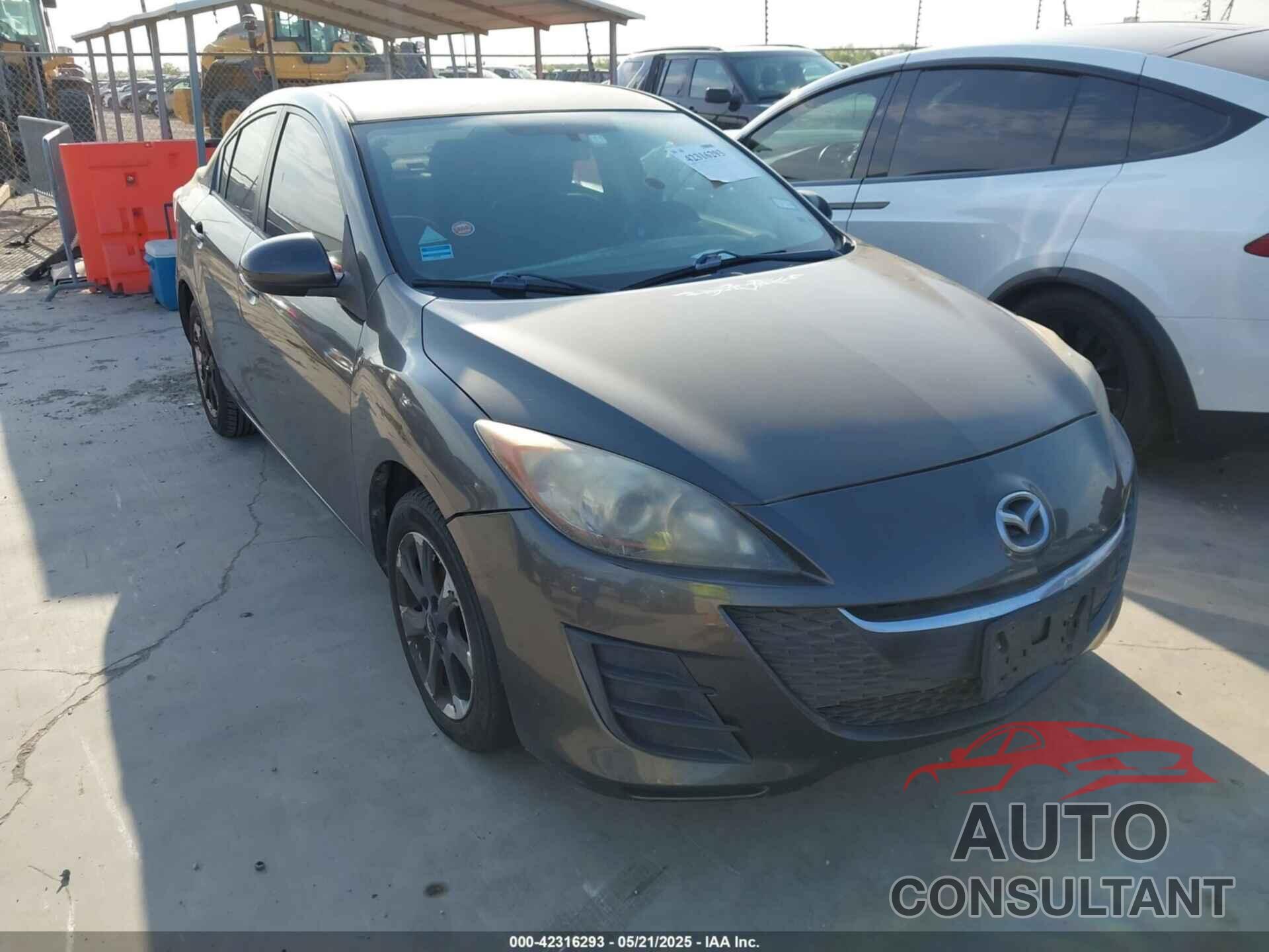 MAZDA MAZDA3 2010 - JM1BL1SF6A1157597