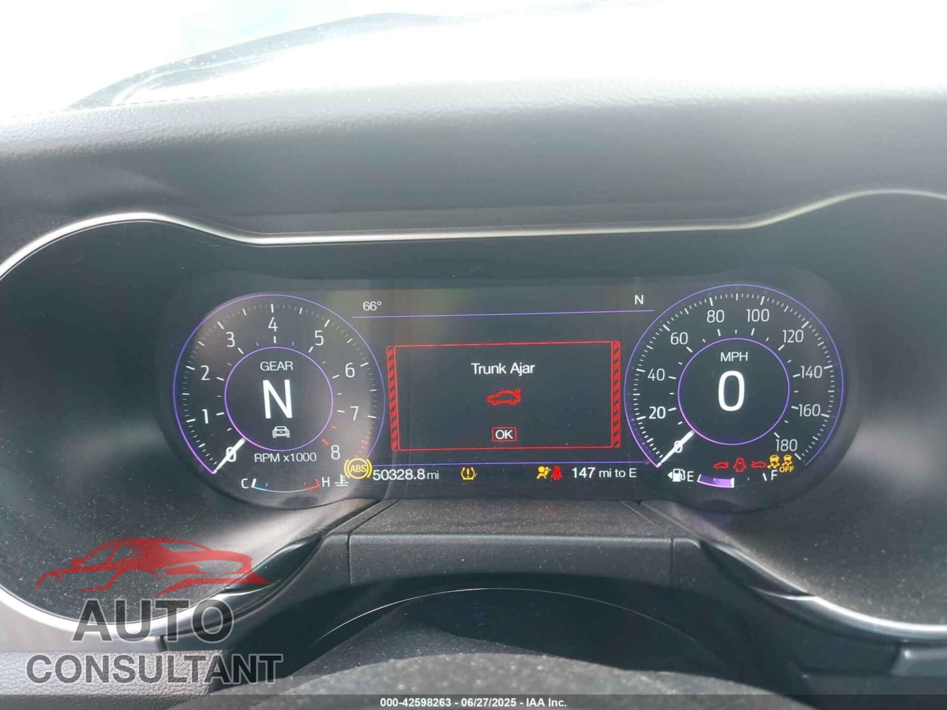 FORD MUSTANG 2019 - 1FA6P8K05K5500541