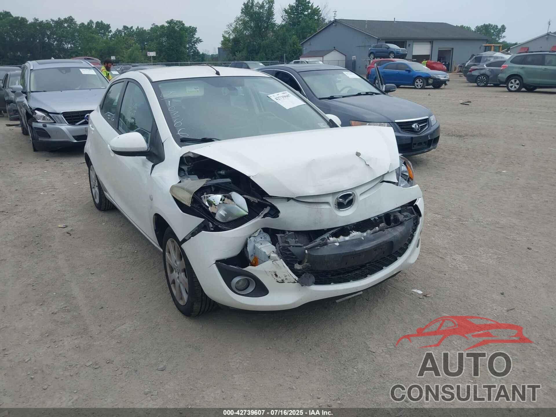 MAZDA MAZDA2 2013 - JM1DE1LZ5D0165339