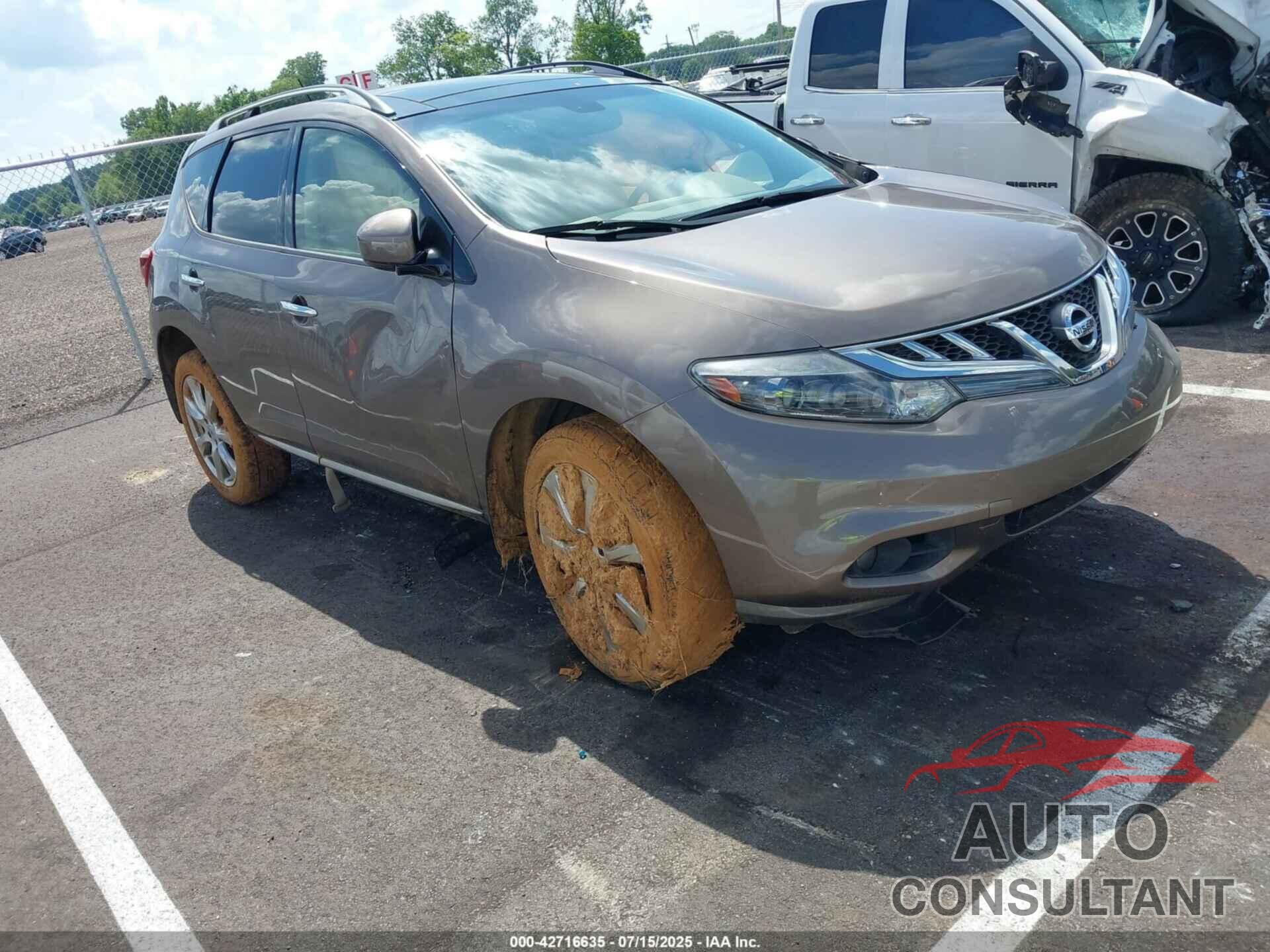 NISSAN MURANO 2013 - JN8AZ1MW3DW302324