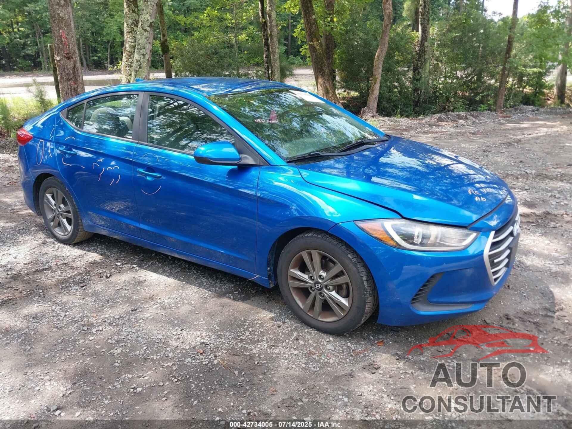 HYUNDAI ELANTRA 2017 - 5NPD84LF9HH196262