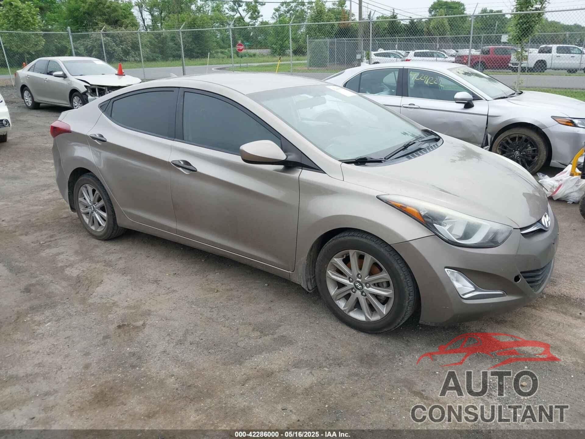 HYUNDAI ELANTRA 2014 - 5NPDH4AE8E8529041