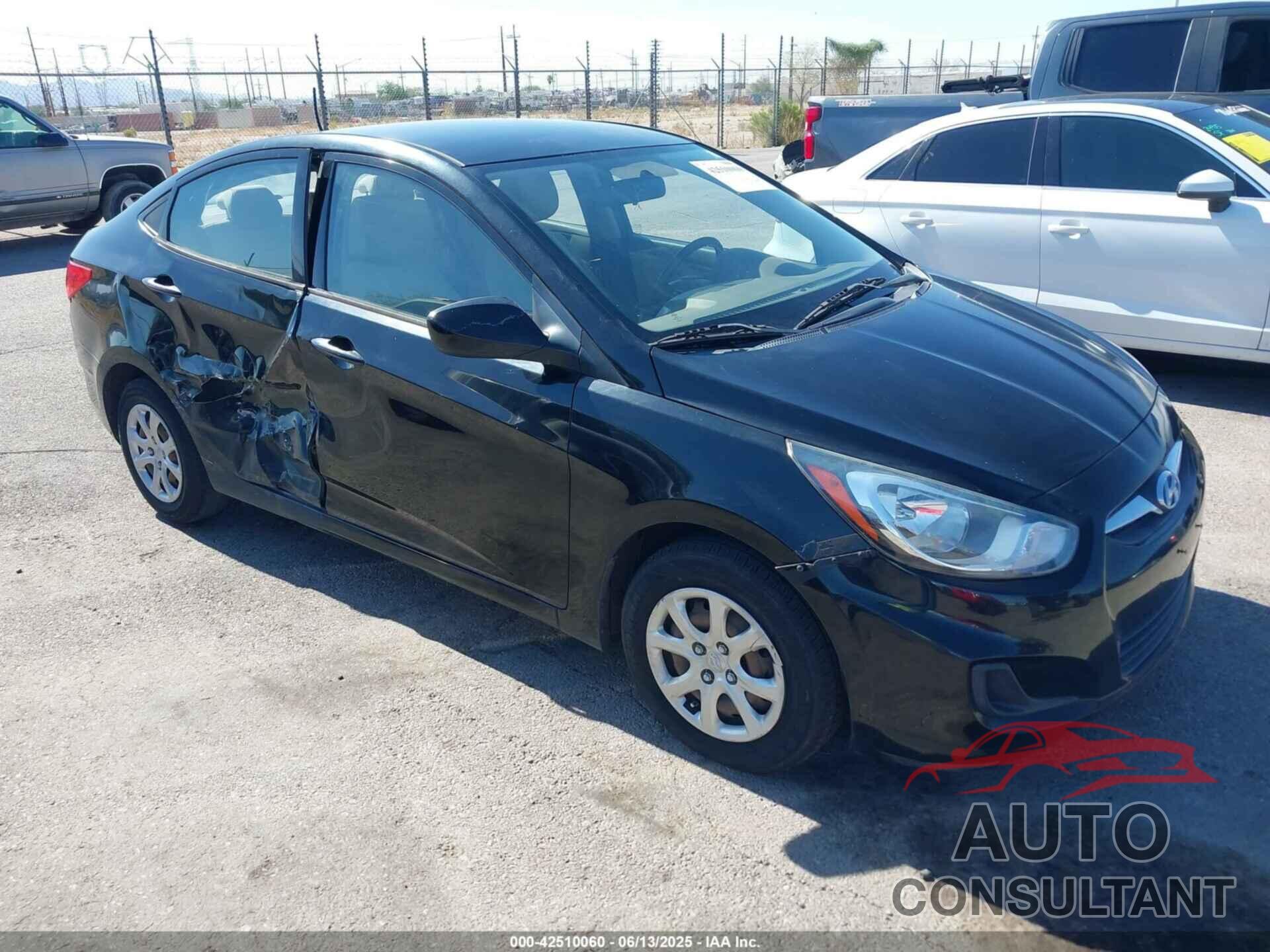 HYUNDAI ACCENT 2013 - KMHCT4AE2DU459689