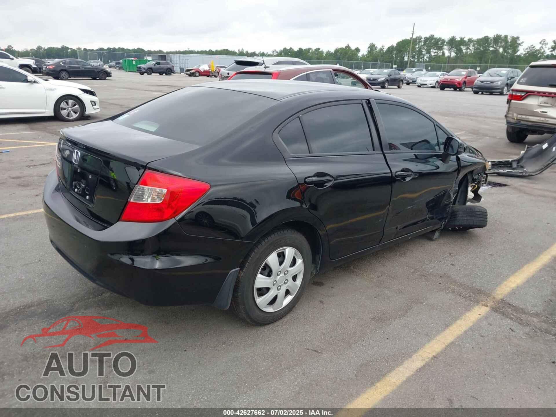 HONDA CIVIC 2012 - 2HGFB2F59CH334872