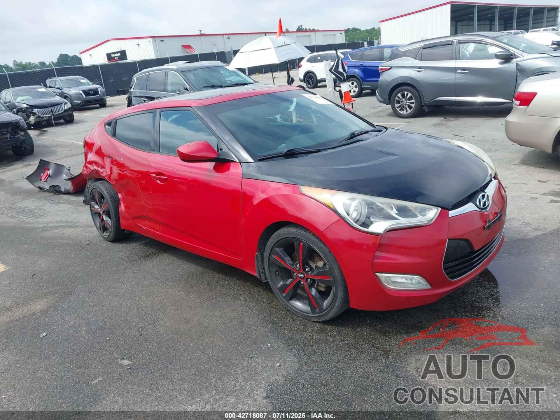 HYUNDAI VELOSTER 2017 - KMHTC6AD5HU322285