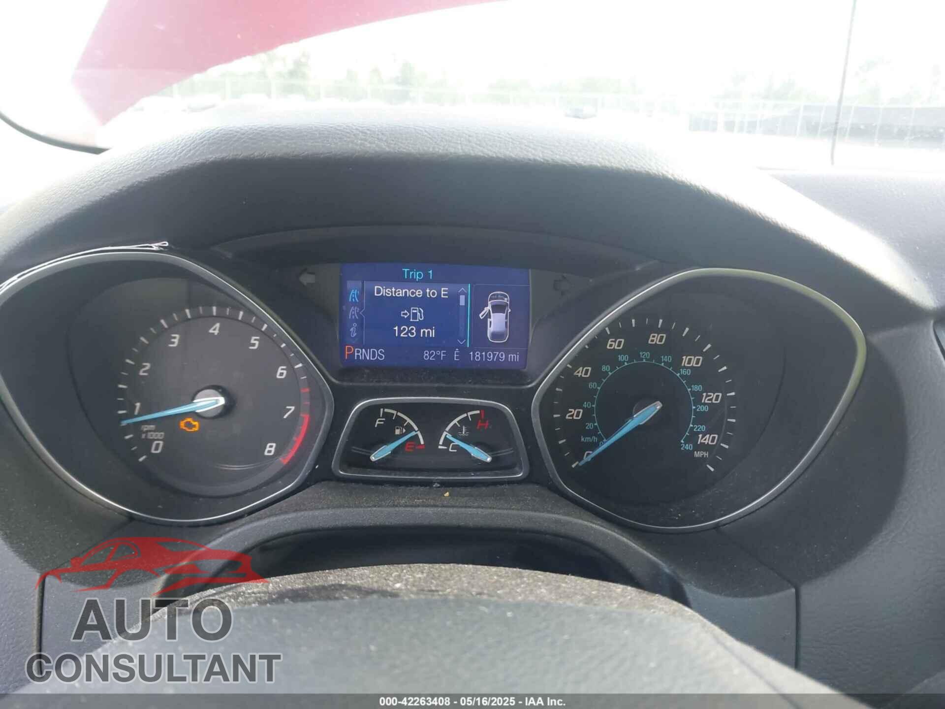 FORD FOCUS 2013 - 1FADP3K20DL199672